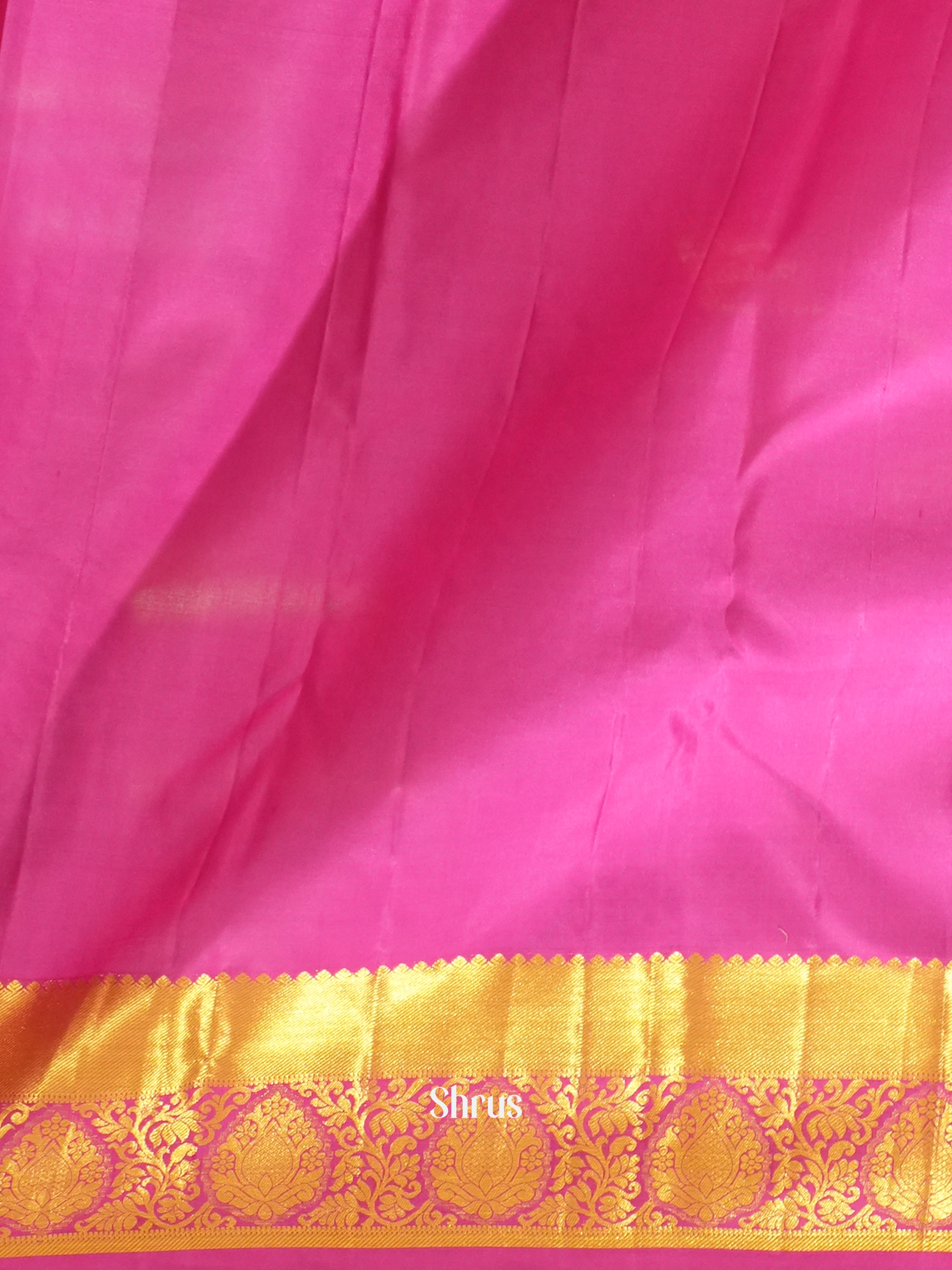 Purple & Pink - Korvai Kanchipuram silk Saree