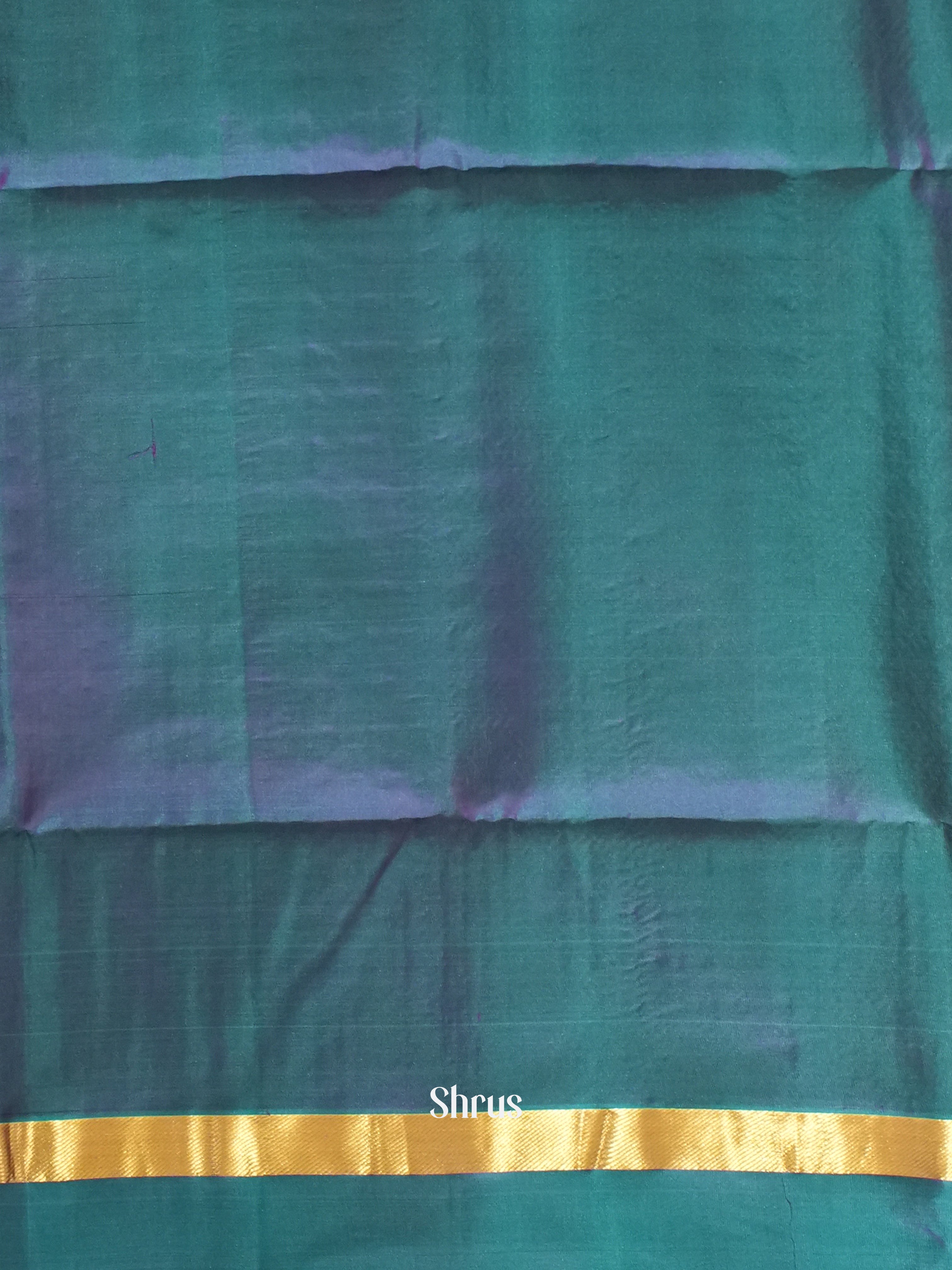 Violet & Blue - Soft Silk Saree