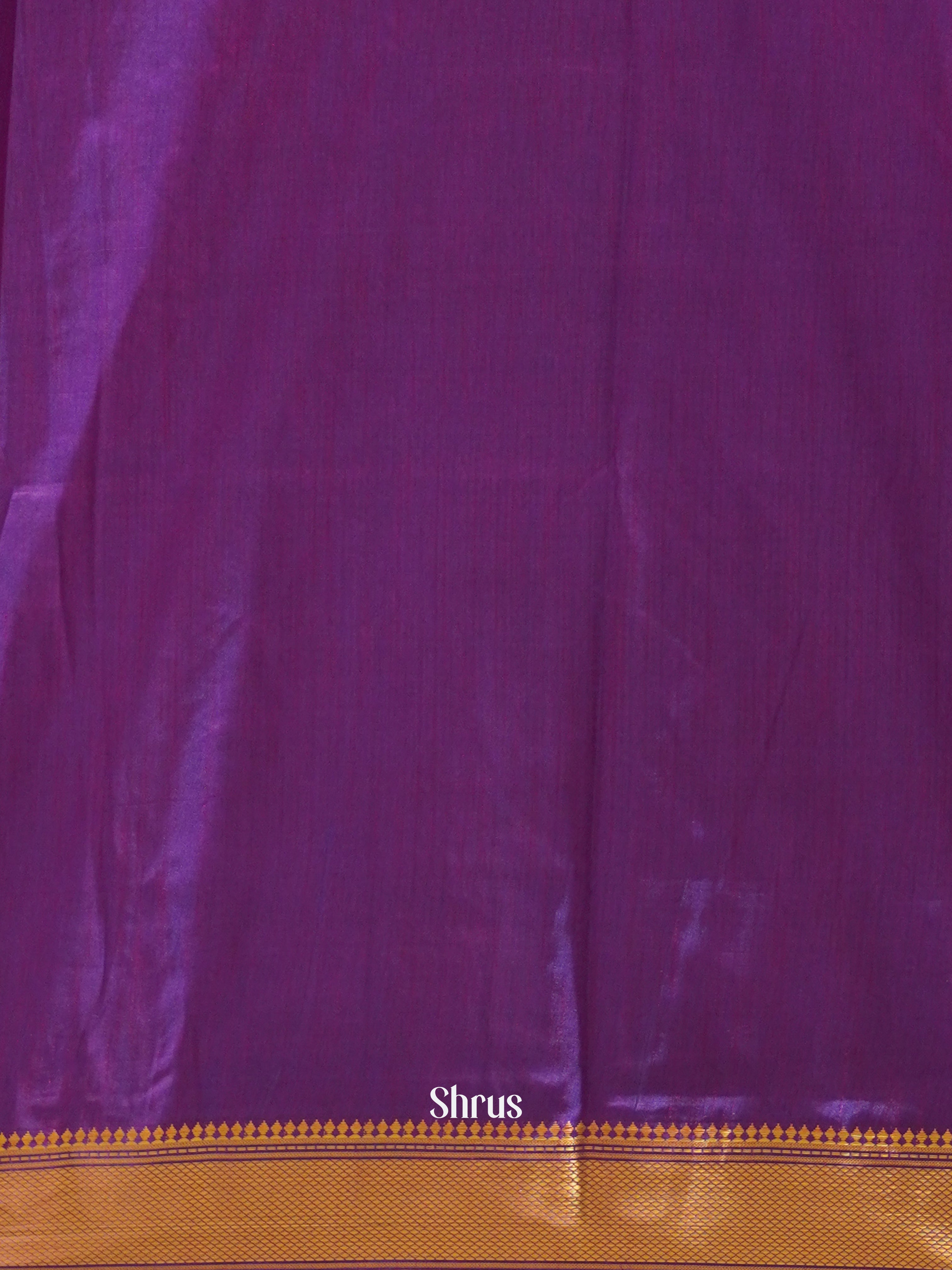 Blue & Purple - Semi Patola Saree