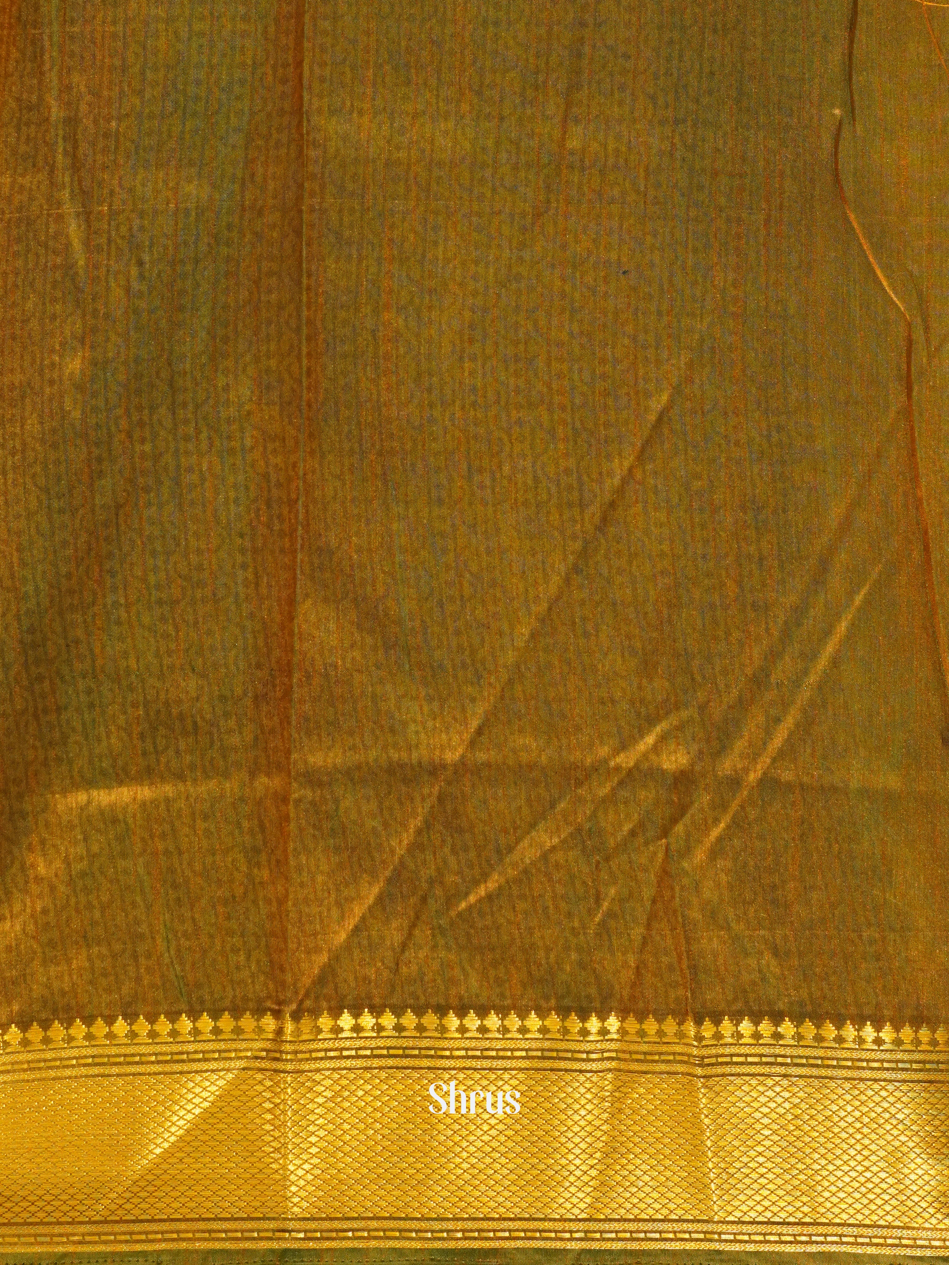 Blue & Green - Semi Patola Saree