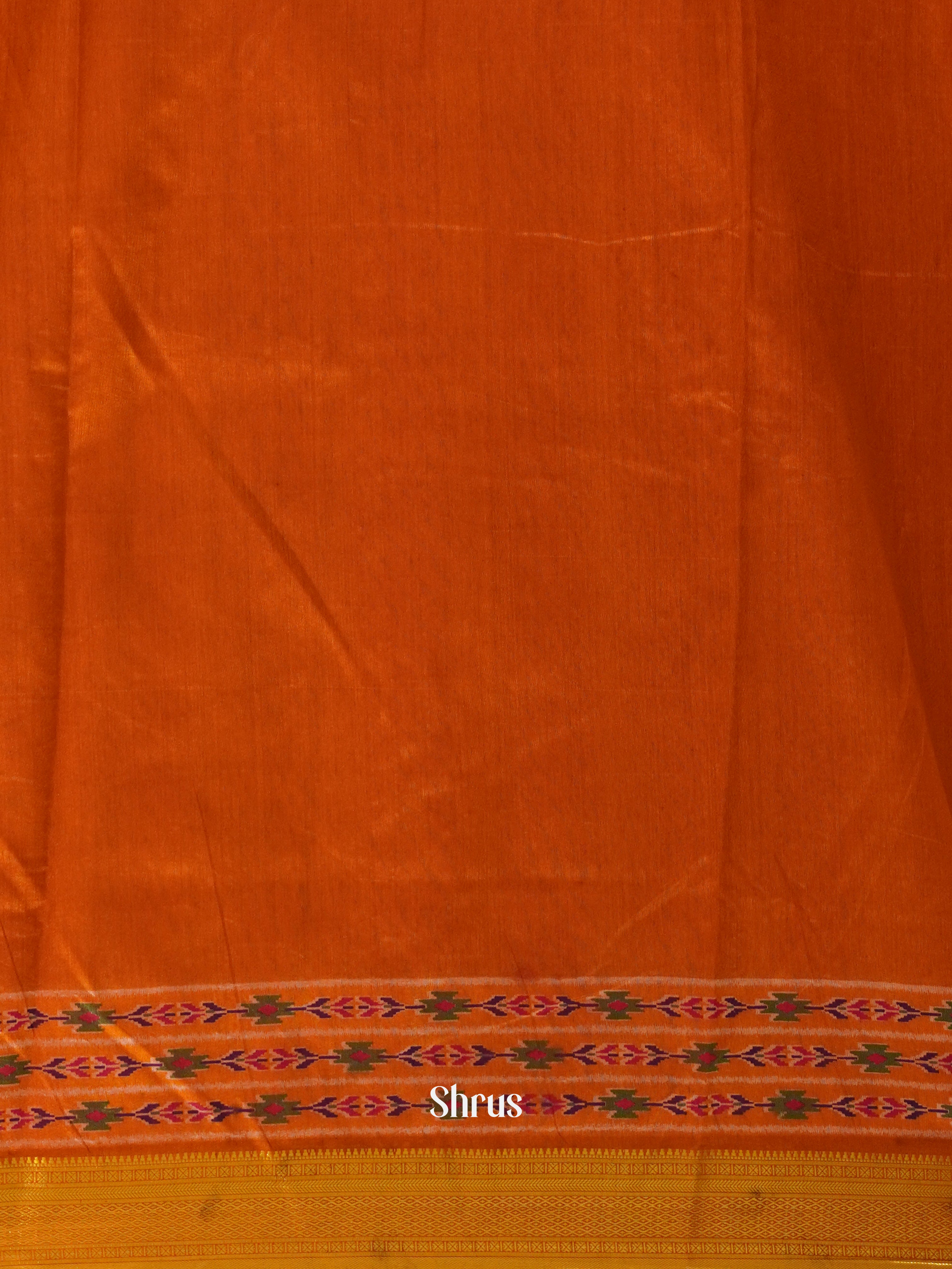 Pink & Orange - Semi Patola Saree