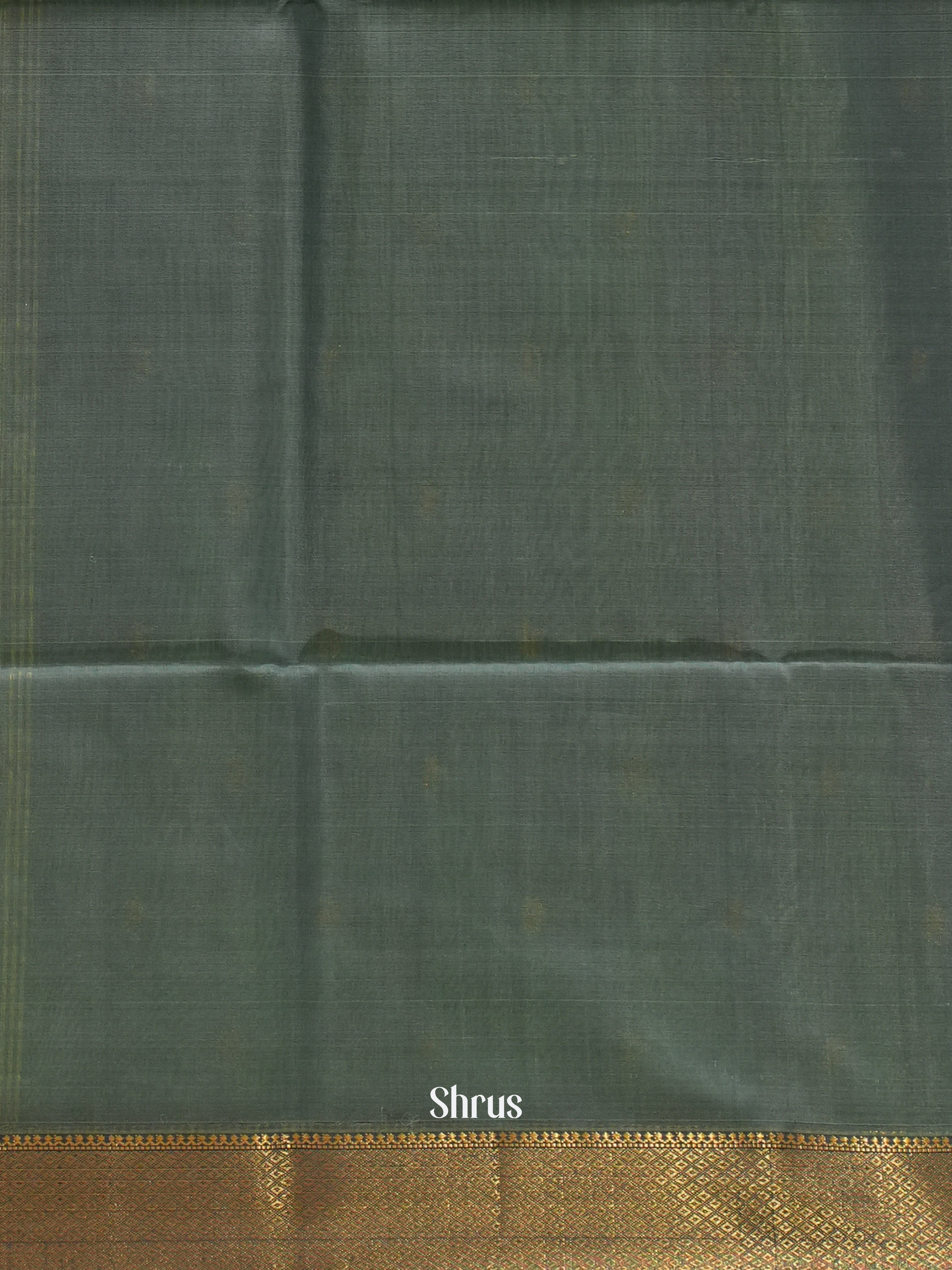 Pista Green & Grey - Maheshwari silkcotton Saree