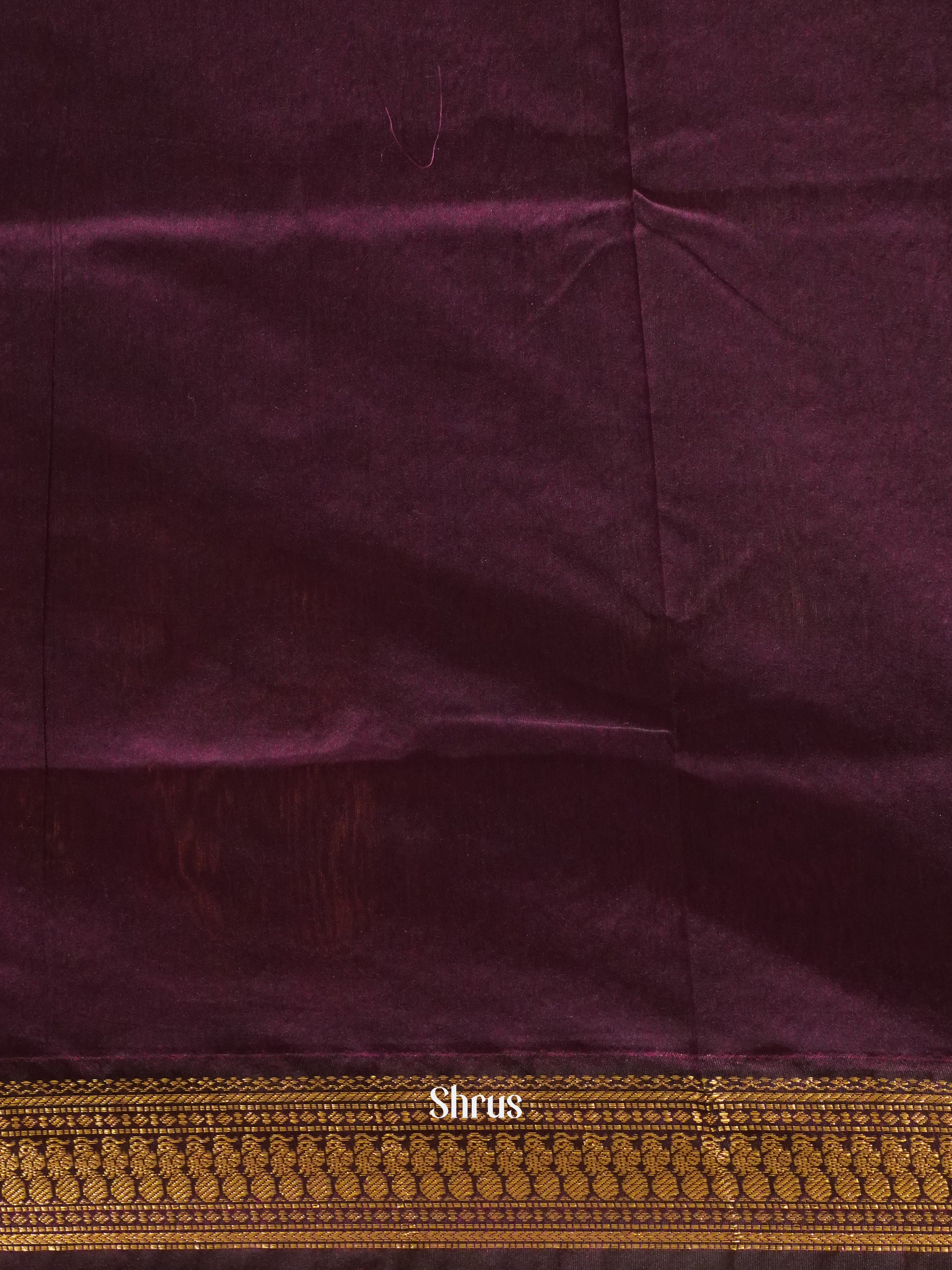 Elachi Green & Purple   - Kalyani Cotton