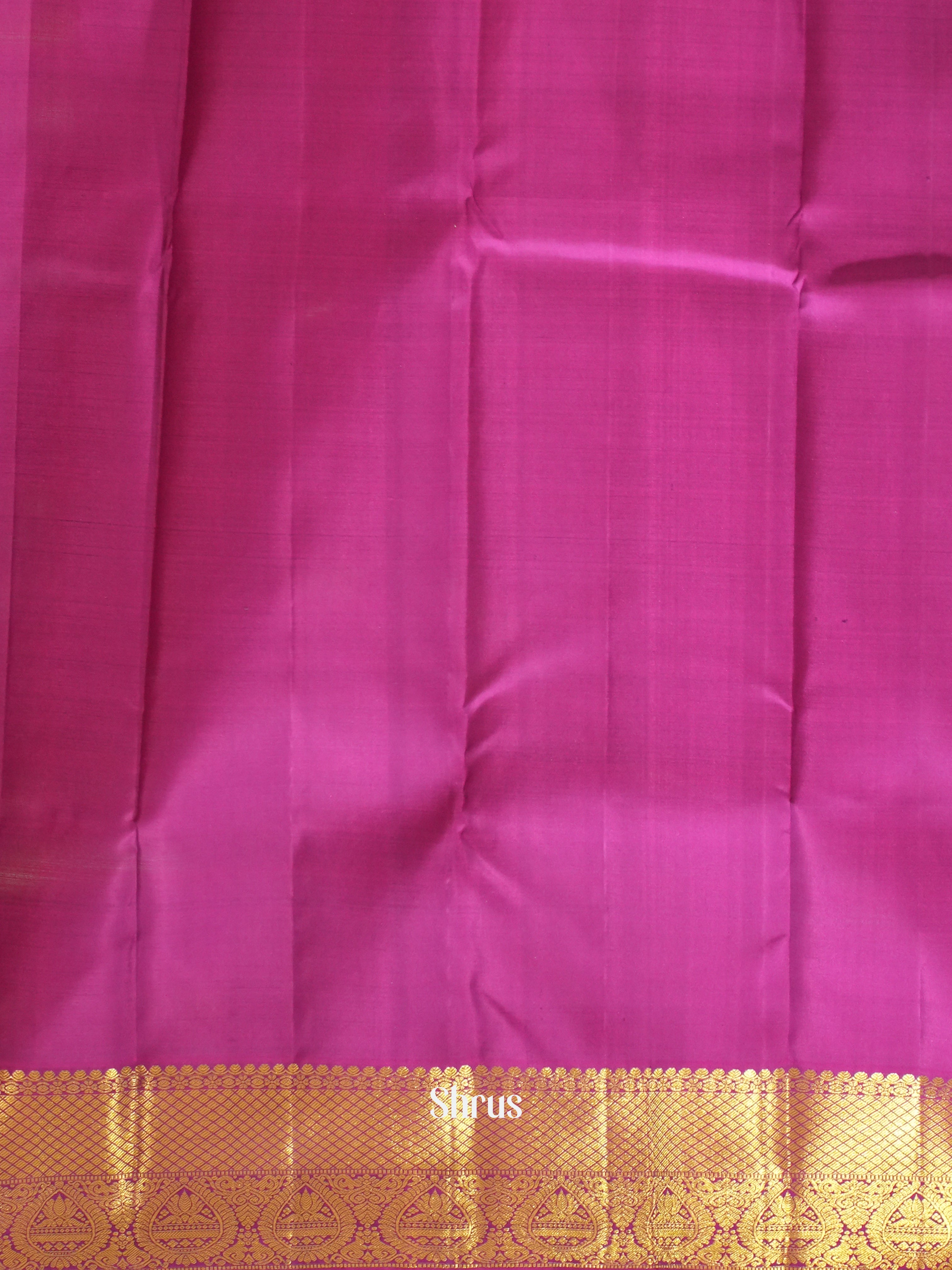 Violet & Majenta pink- Kanchipuram silk Saree