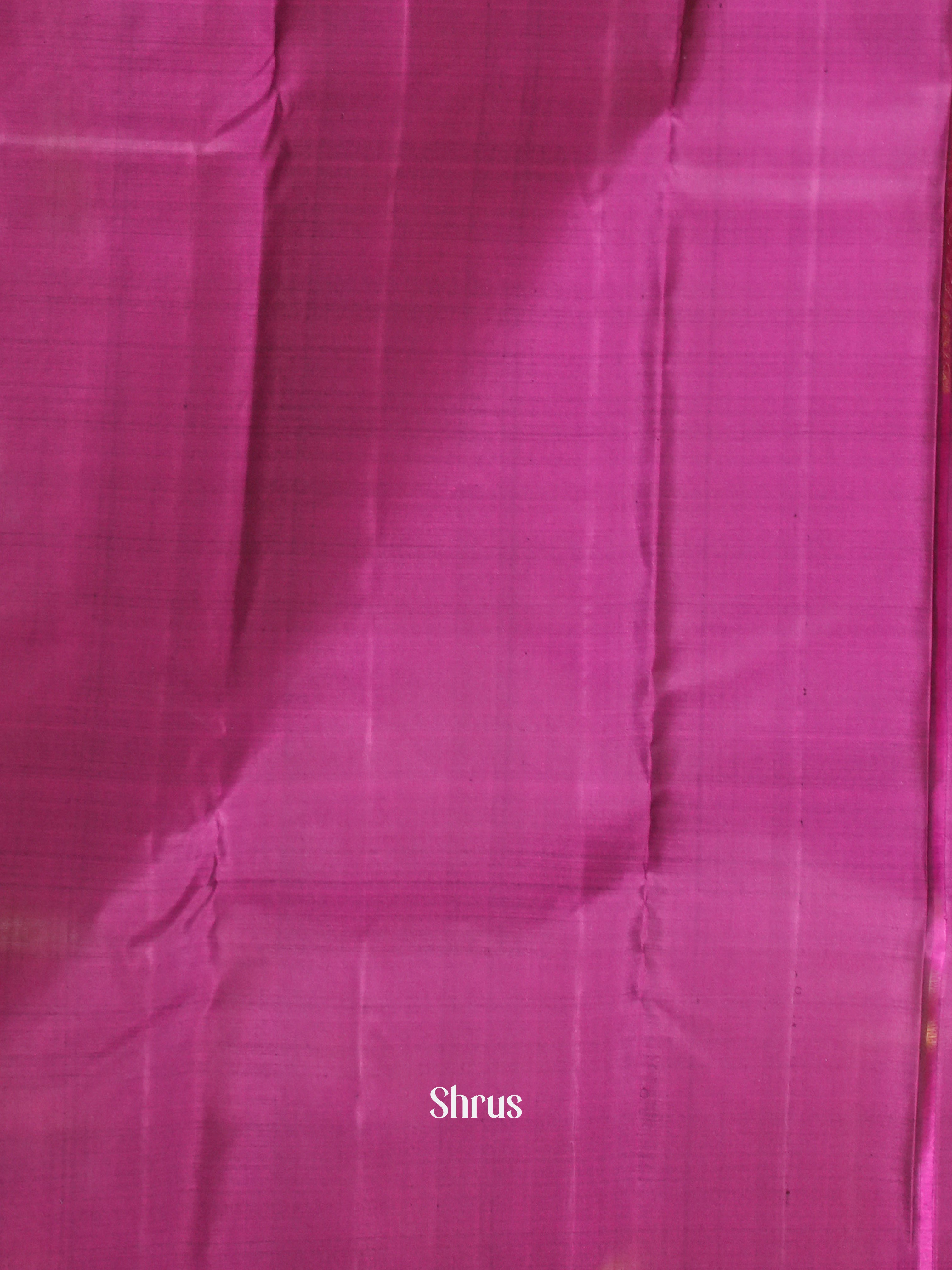 Green & Majenta - Kanchipuram silk Saree