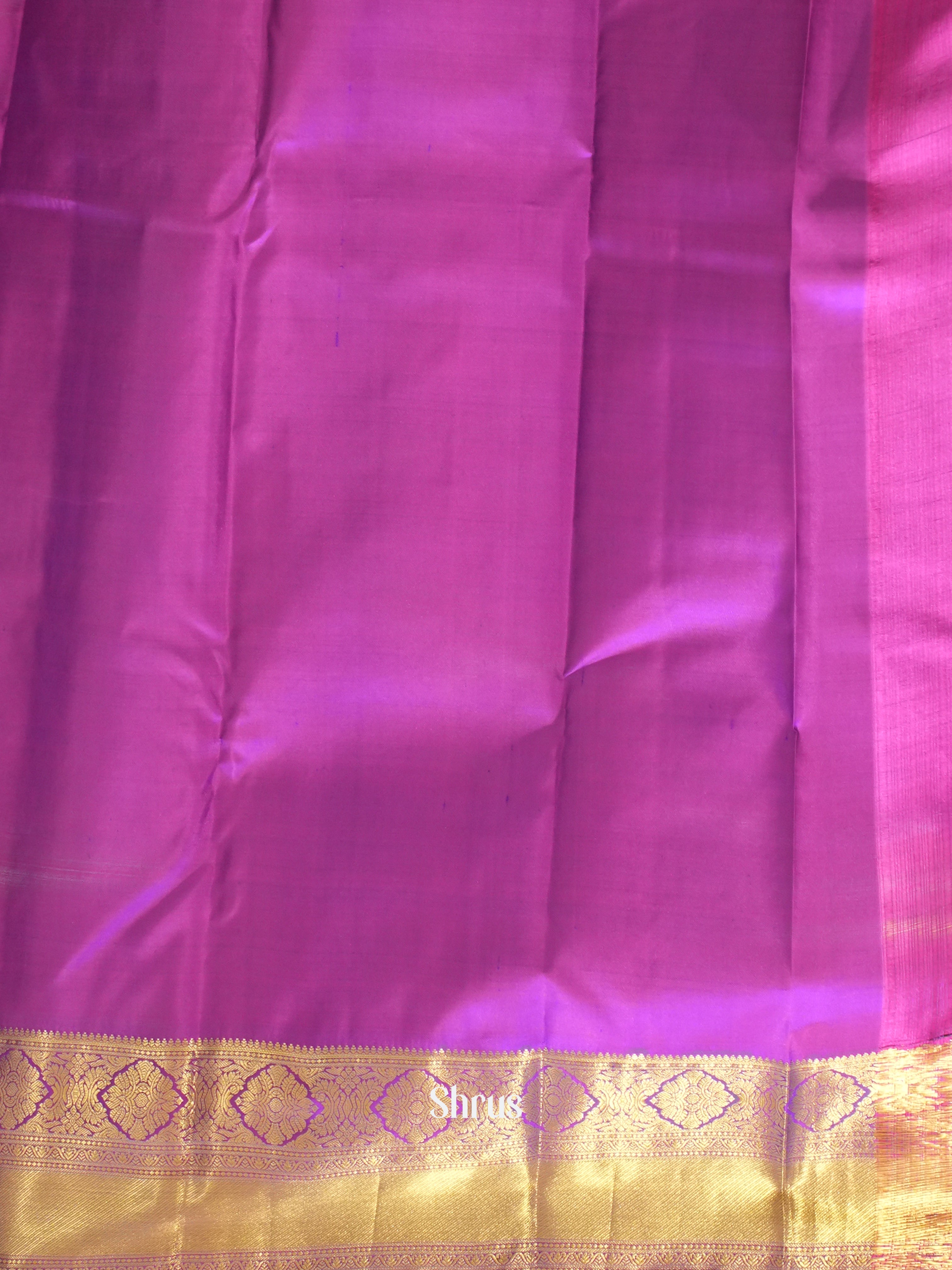 Blue & Majenta - Kanchipuram silk Saree