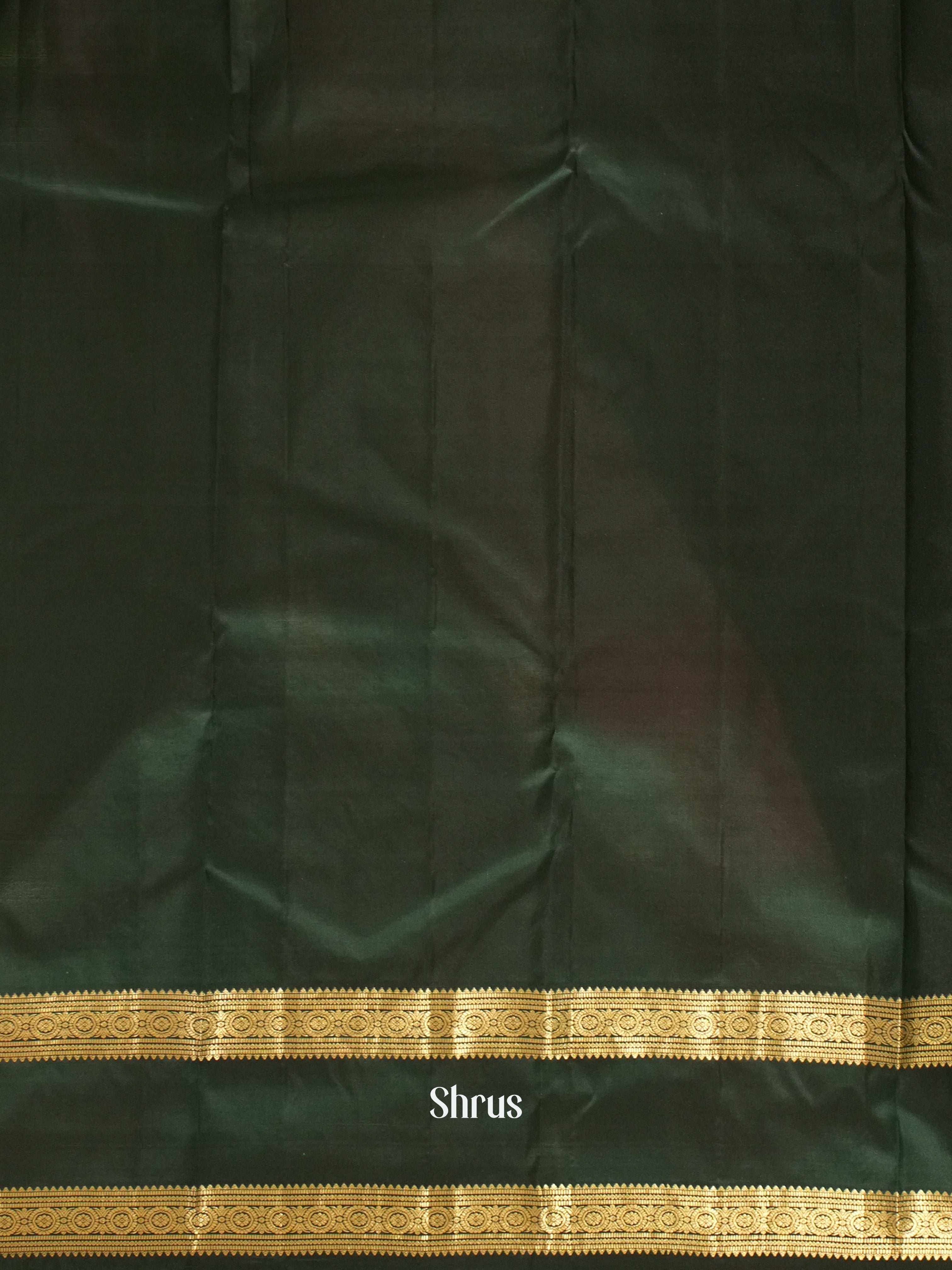 Orange & Green - Korvai Kanchipuram silk Saree