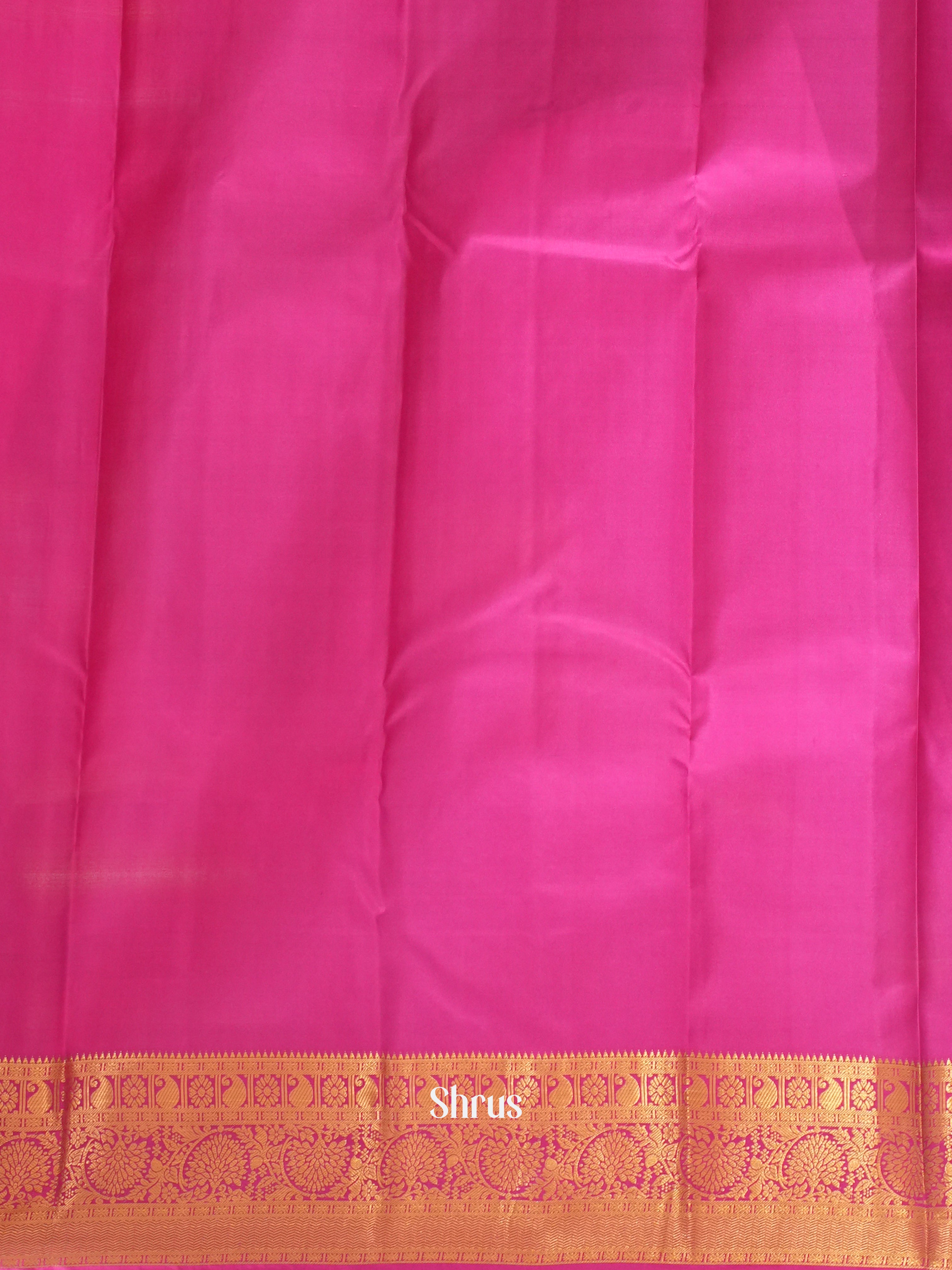 Violet & Pink - Kanchipuram silk Saree