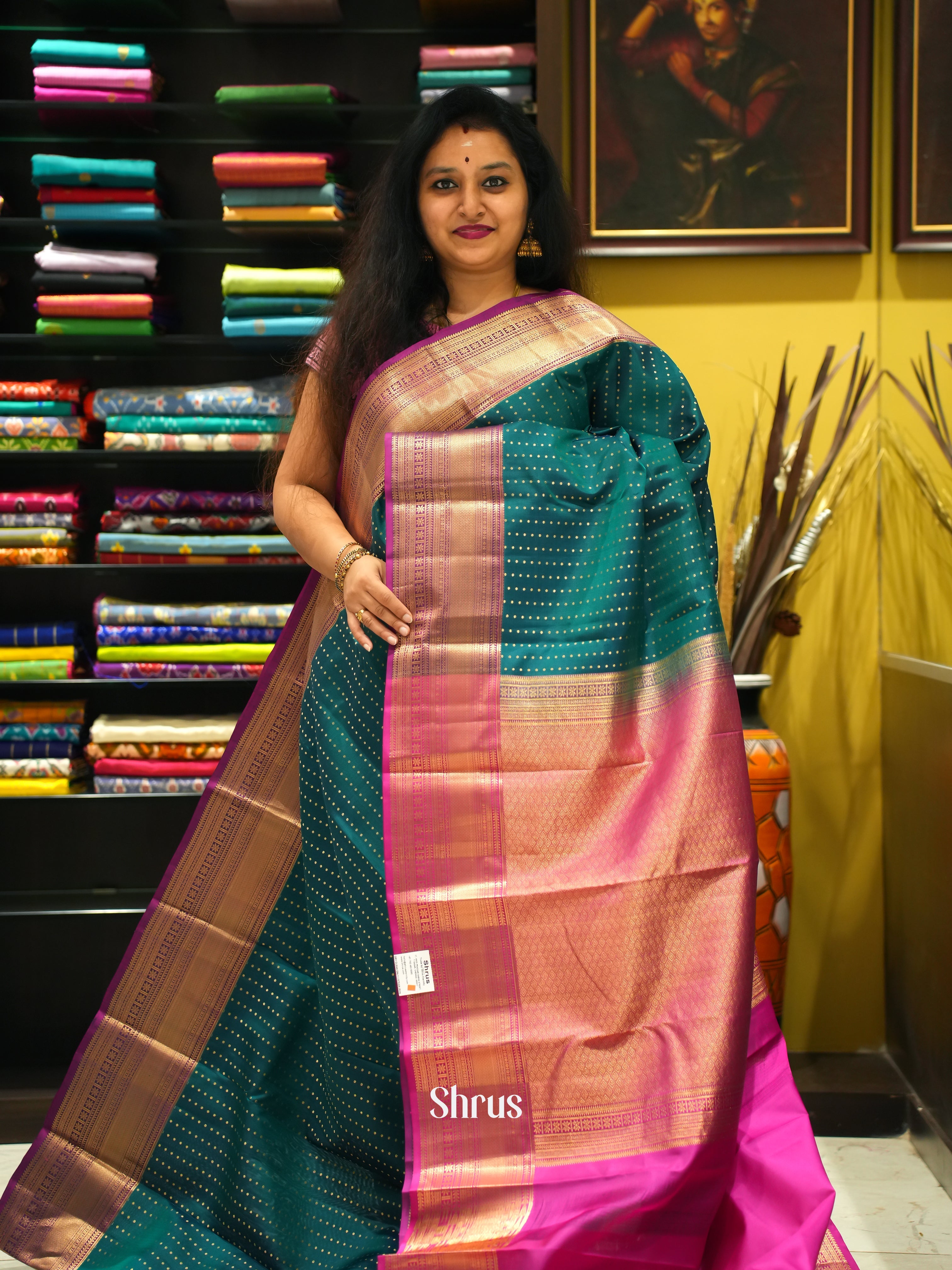 CFS07019 - Kanchipuram silk Saree