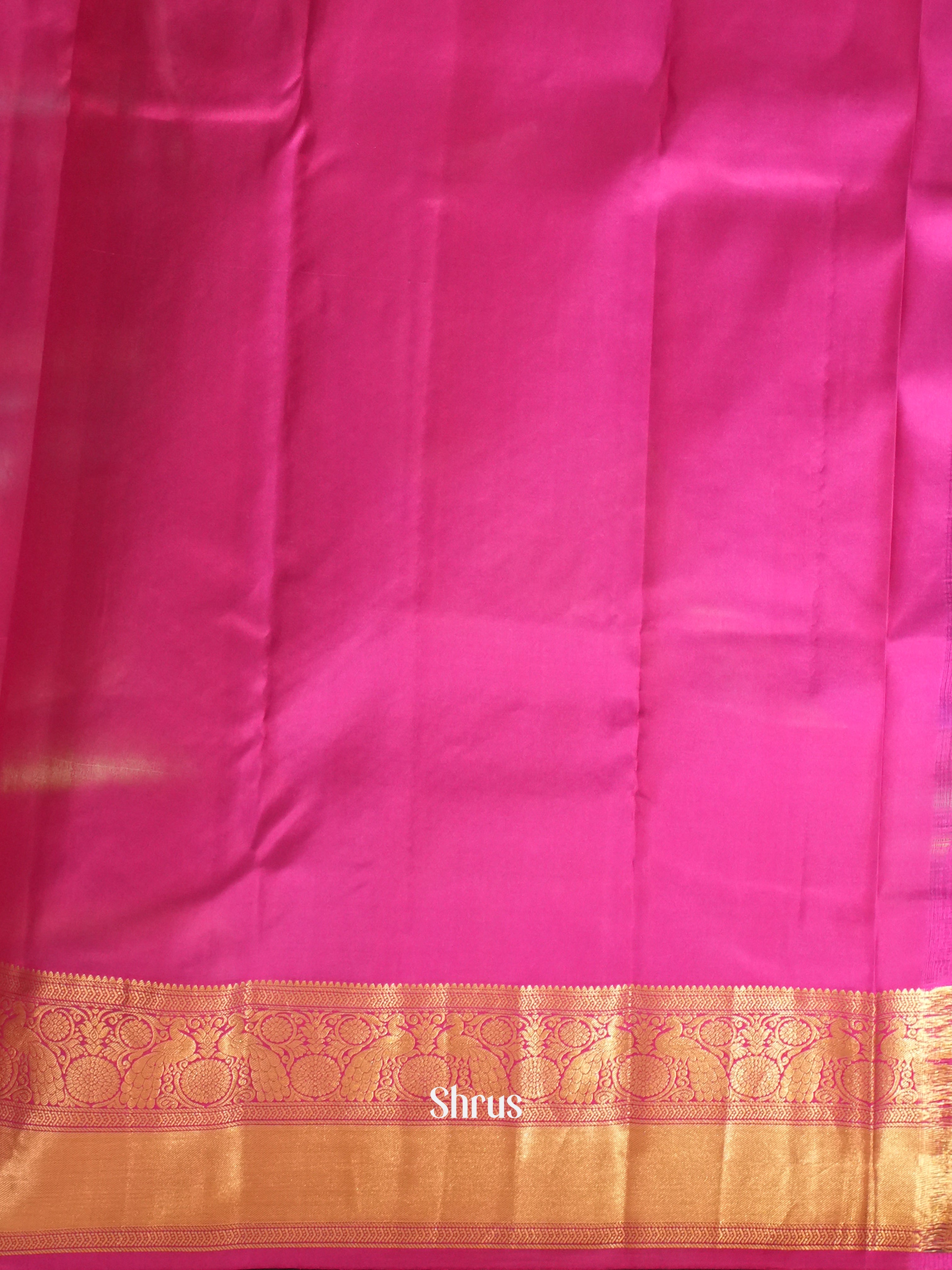 Purple & Pink - Korvai Kanchipuram silk Saree