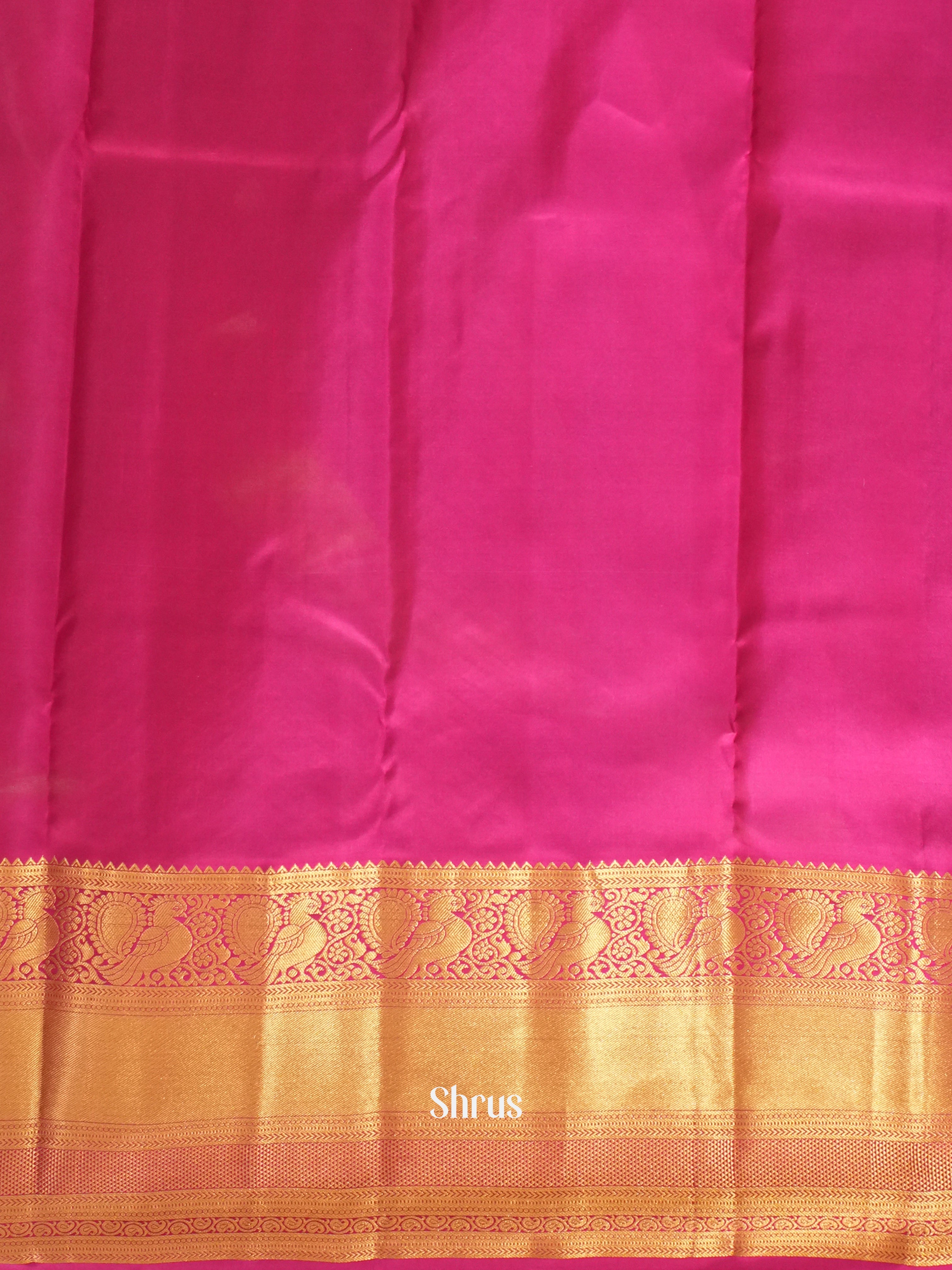 Green & Pink - Kanchipuram silk Saree