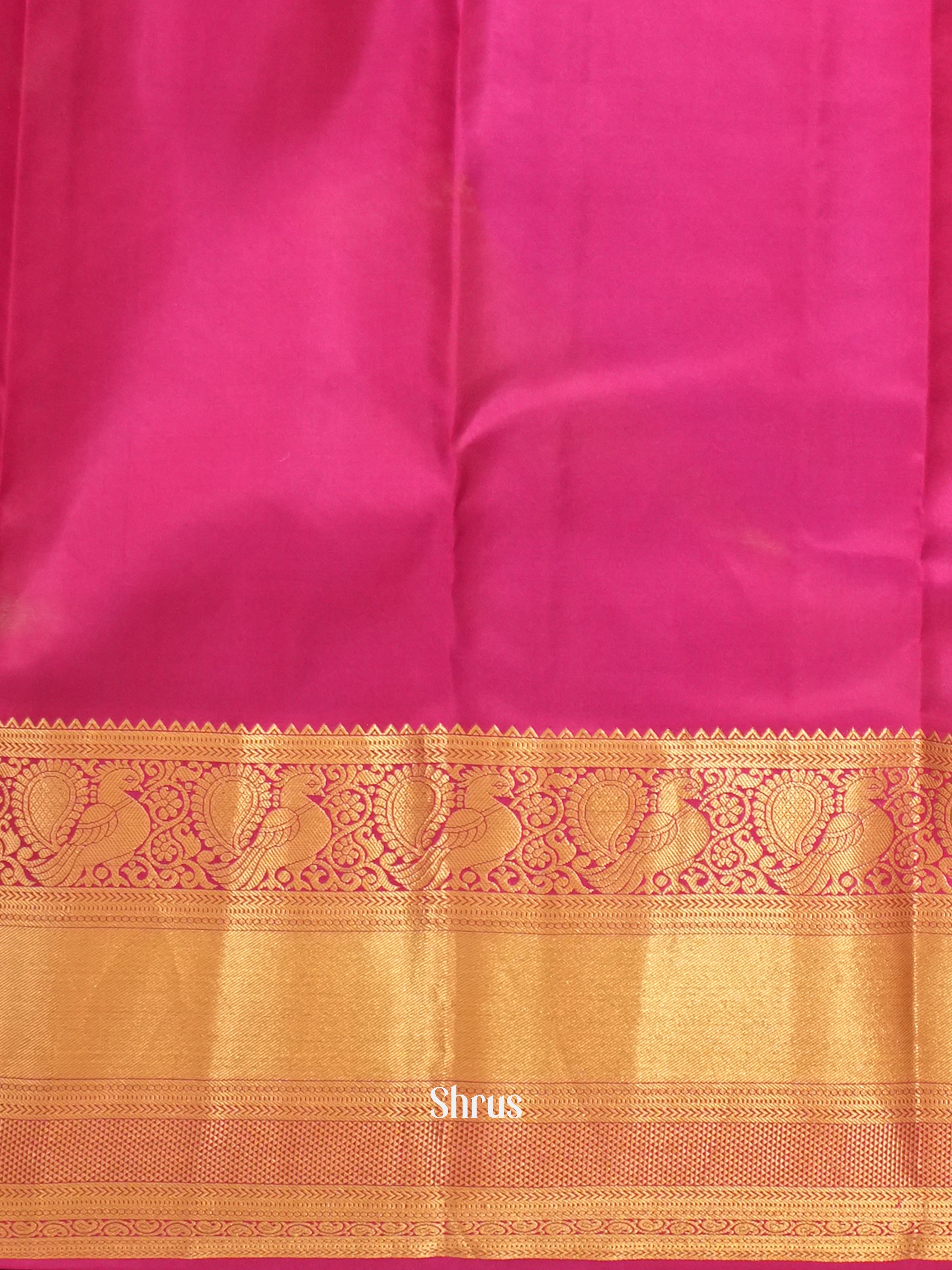 Purple & Pink - Kanchipuram silk Saree