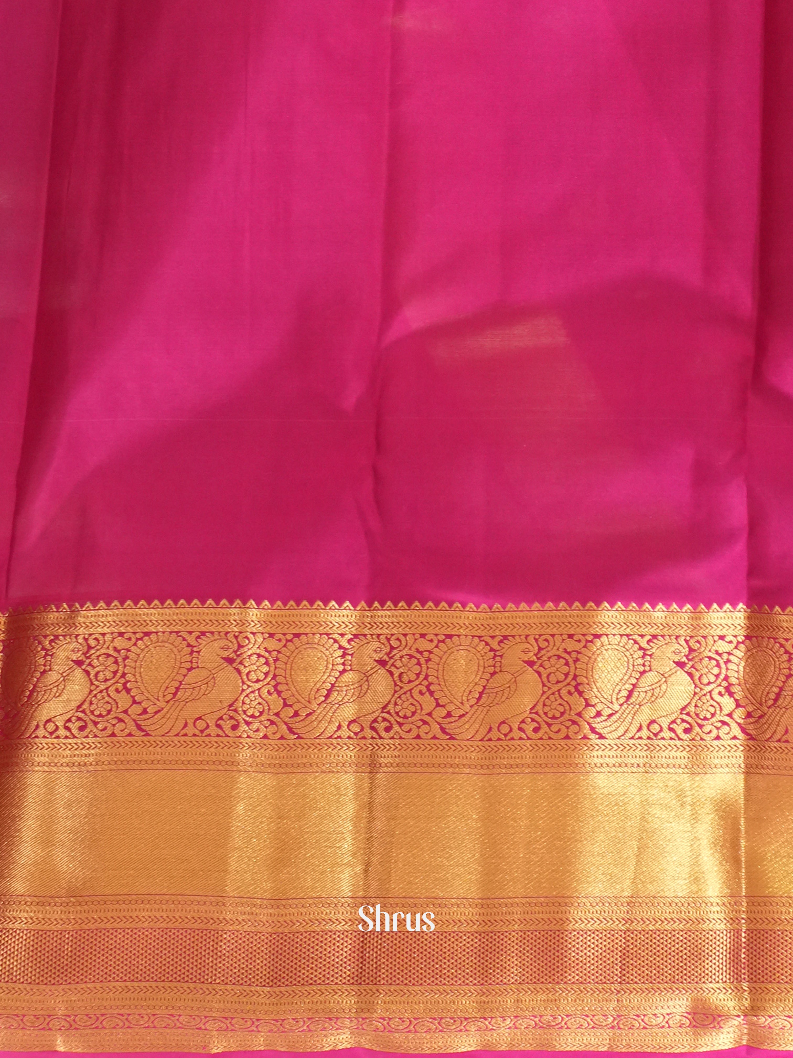 Violet & Pink - Kanchipuram silk Saree