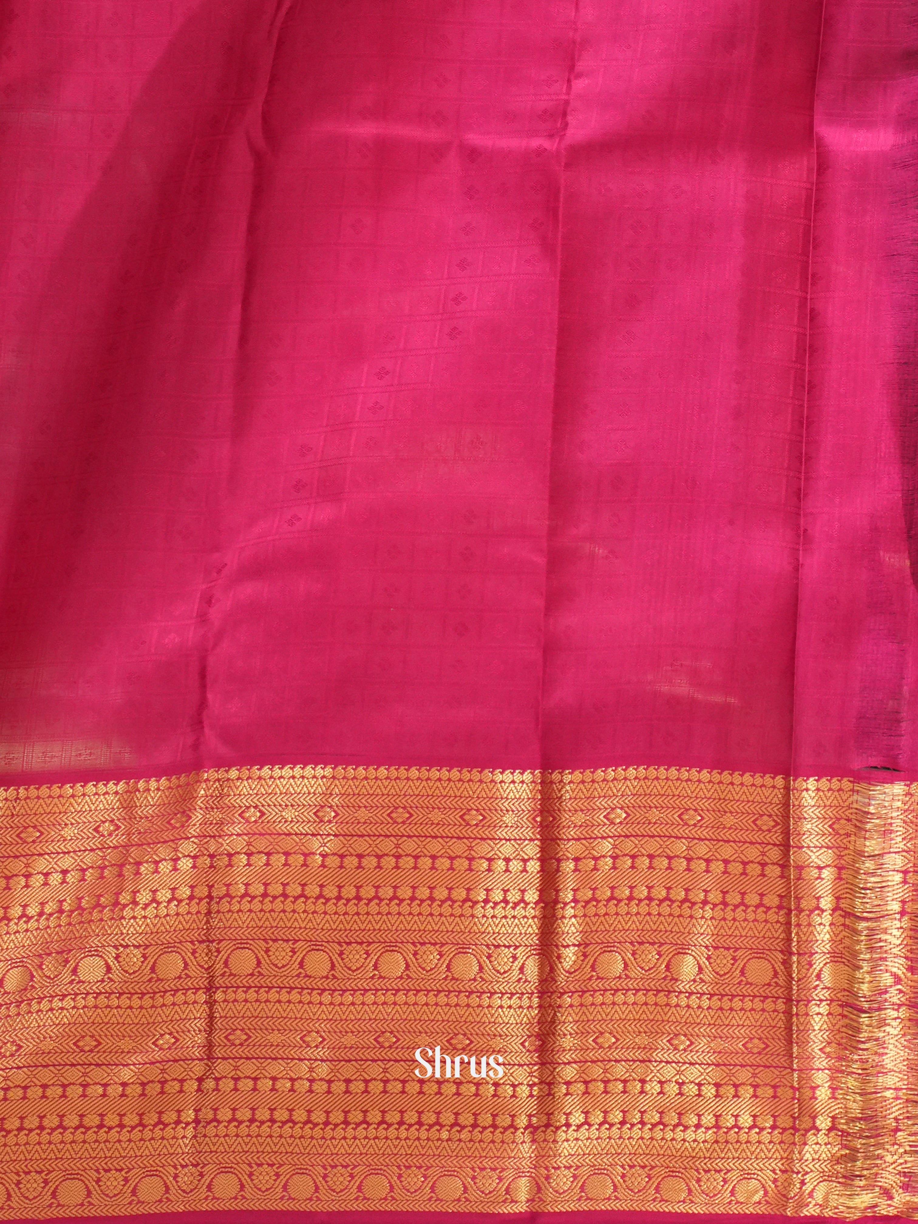 Green & Pink - Kanchipuram silk Saree