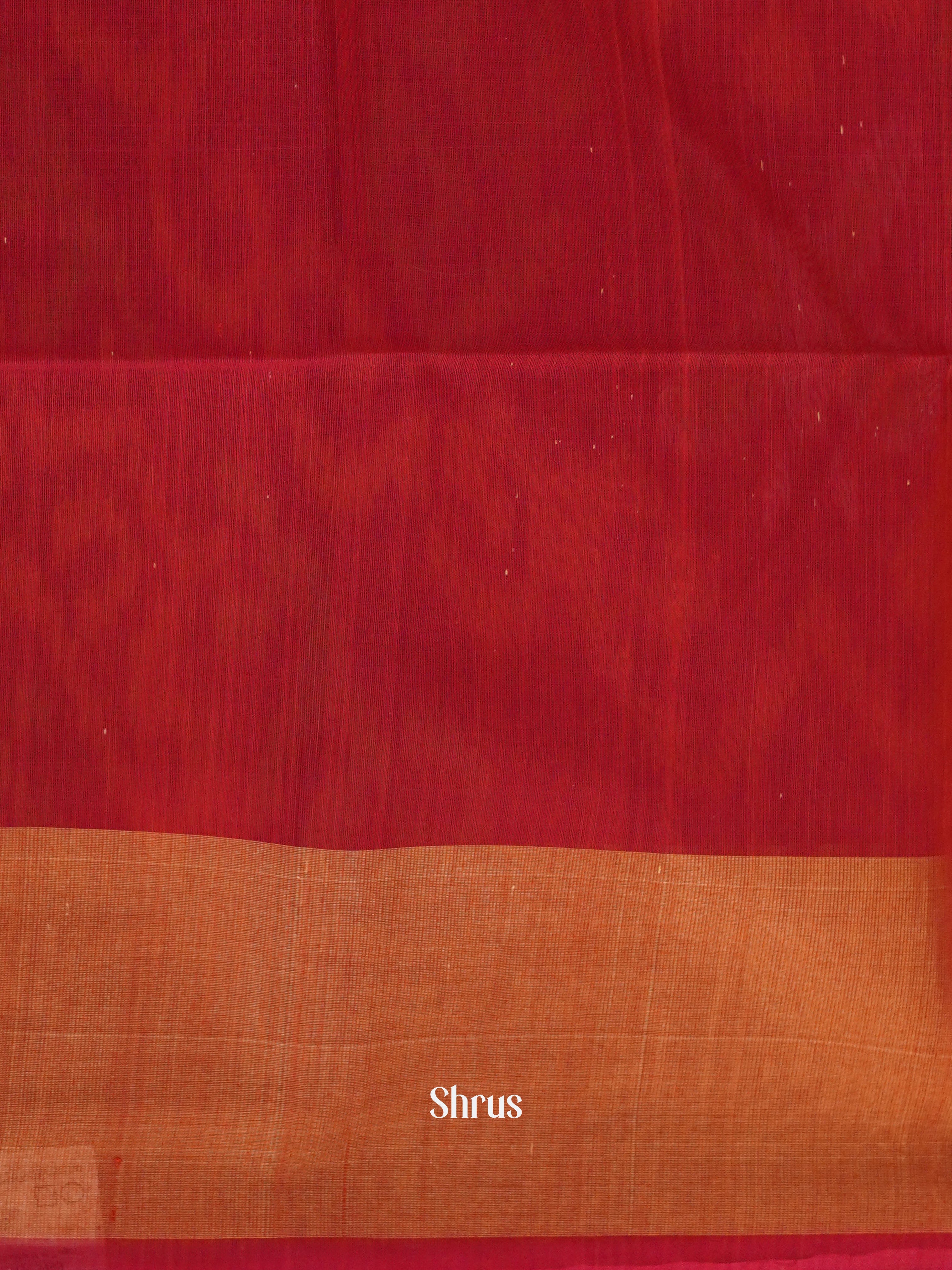 Green & Red - Pochampally sico Saree