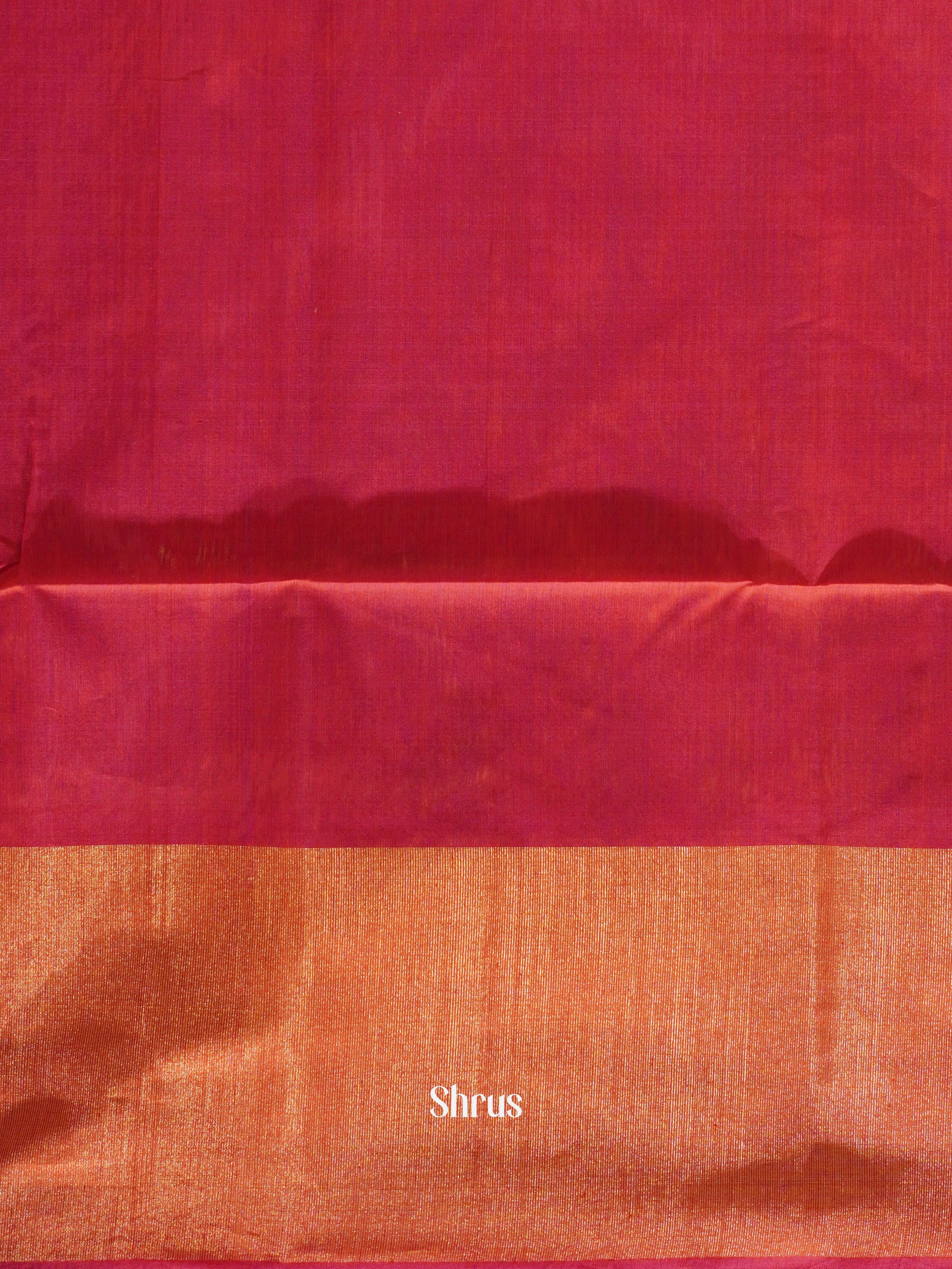 Black & Red - Pochampally sico Saree