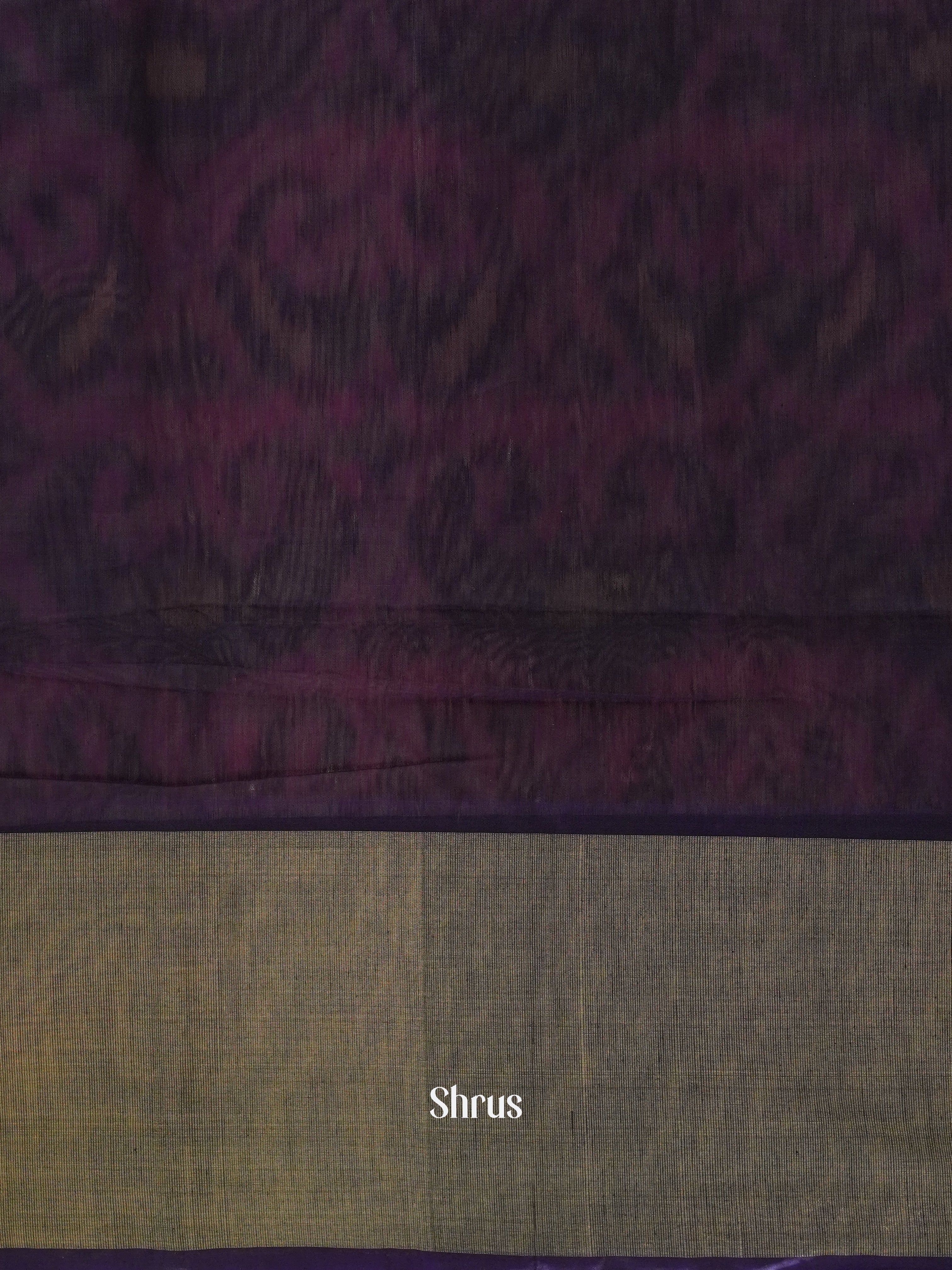 Pink & Violet - Pochampally sico Saree