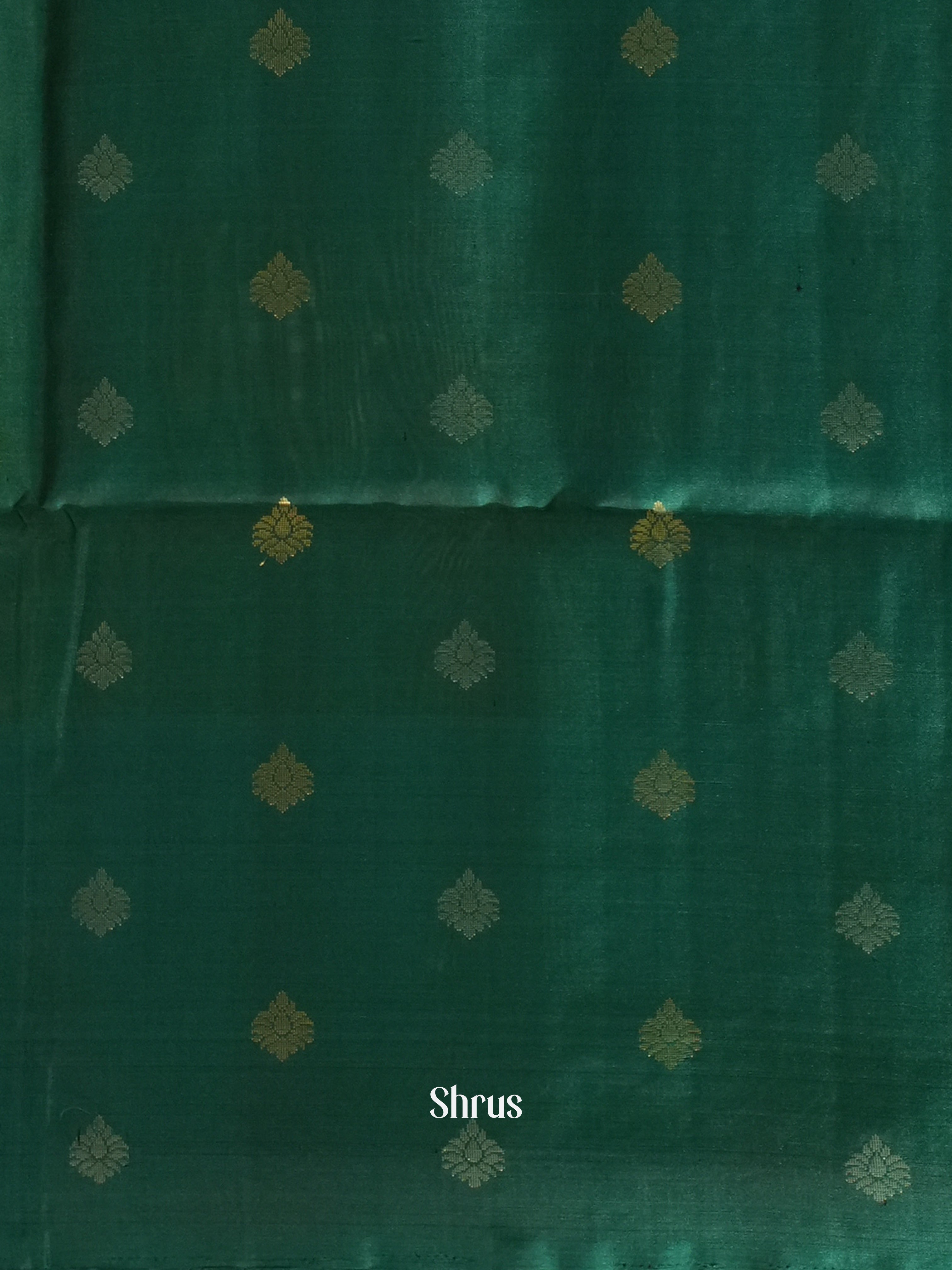 Mustardy Green & Green -Soft Silk