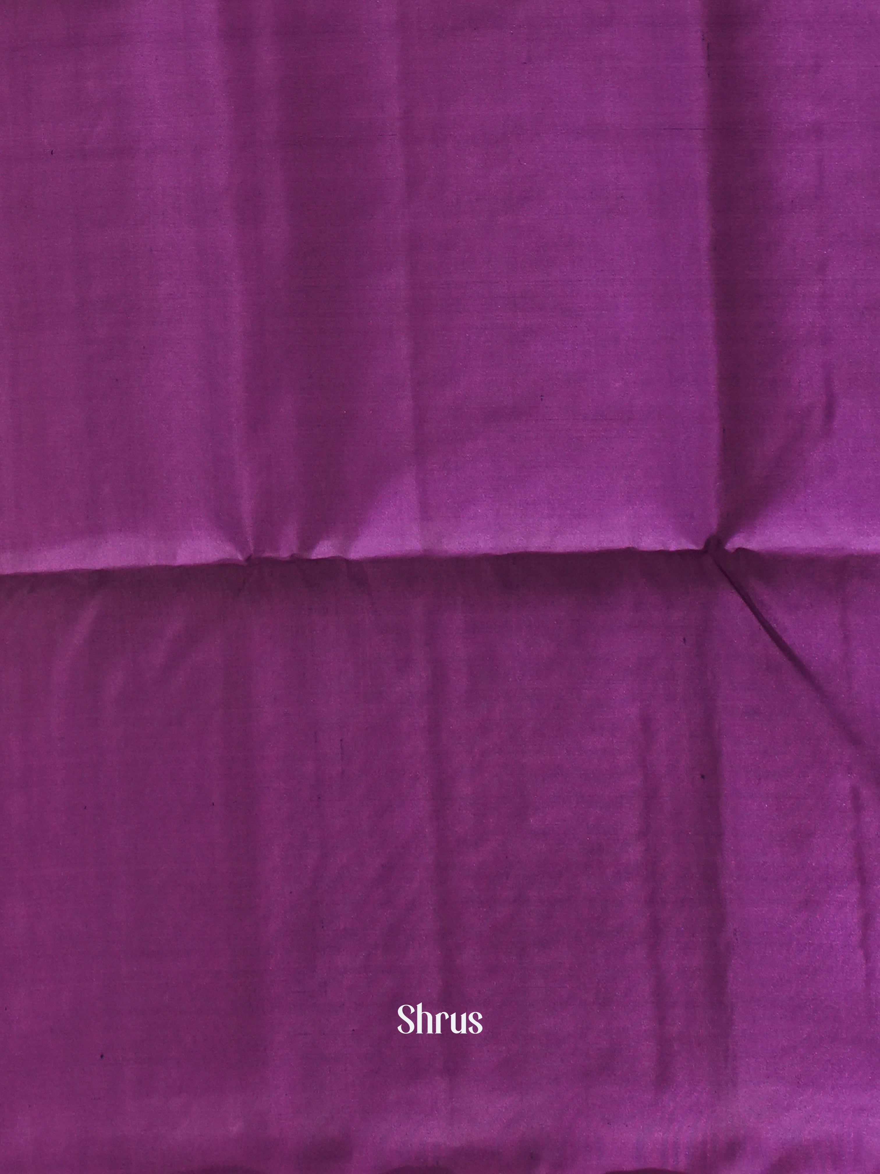 Mustardy Green & Purple -Soft Silk