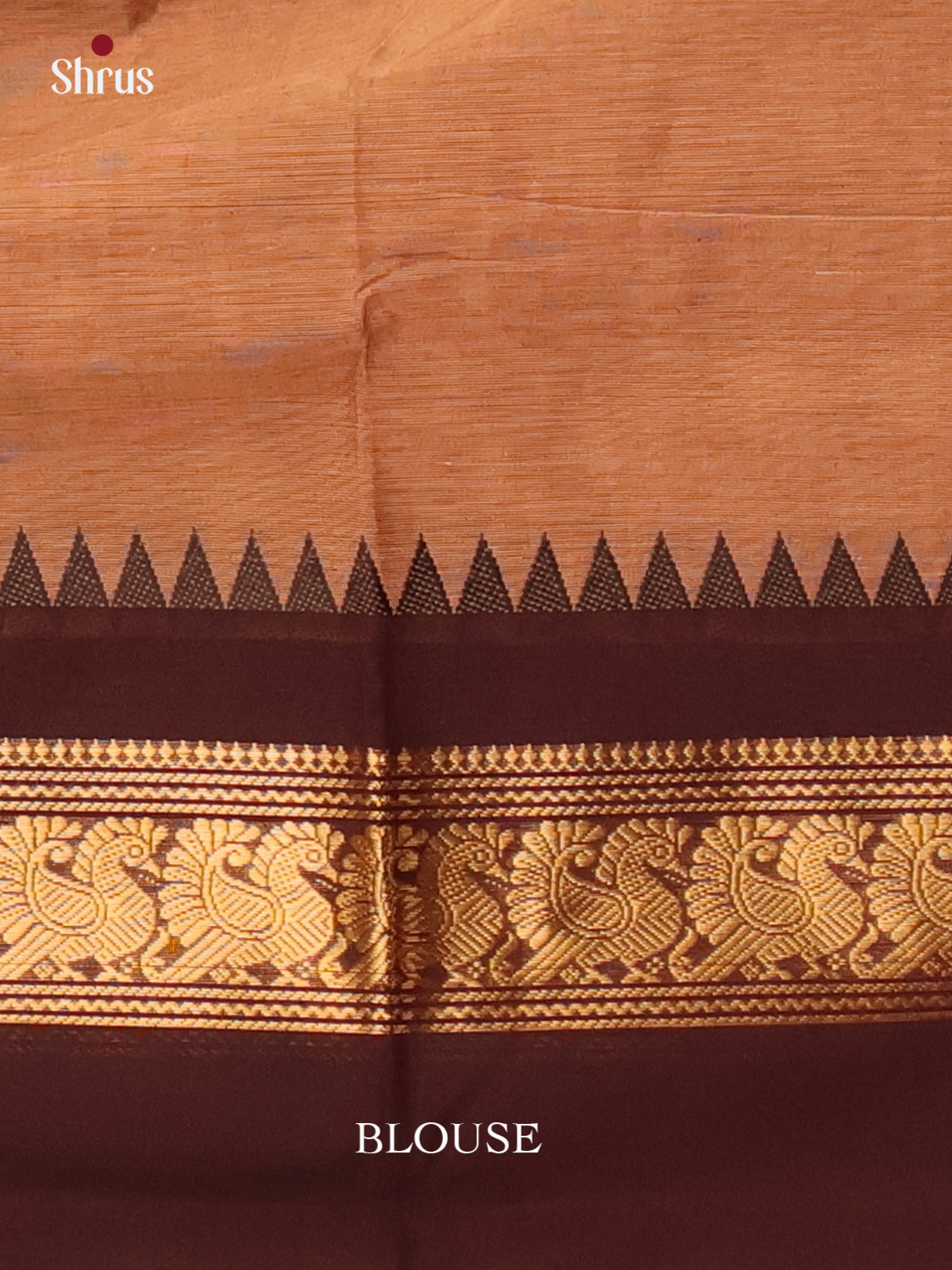 Biscuit & Brown - Chettinad Cotton Saree - Shop on ShrusEternity.com