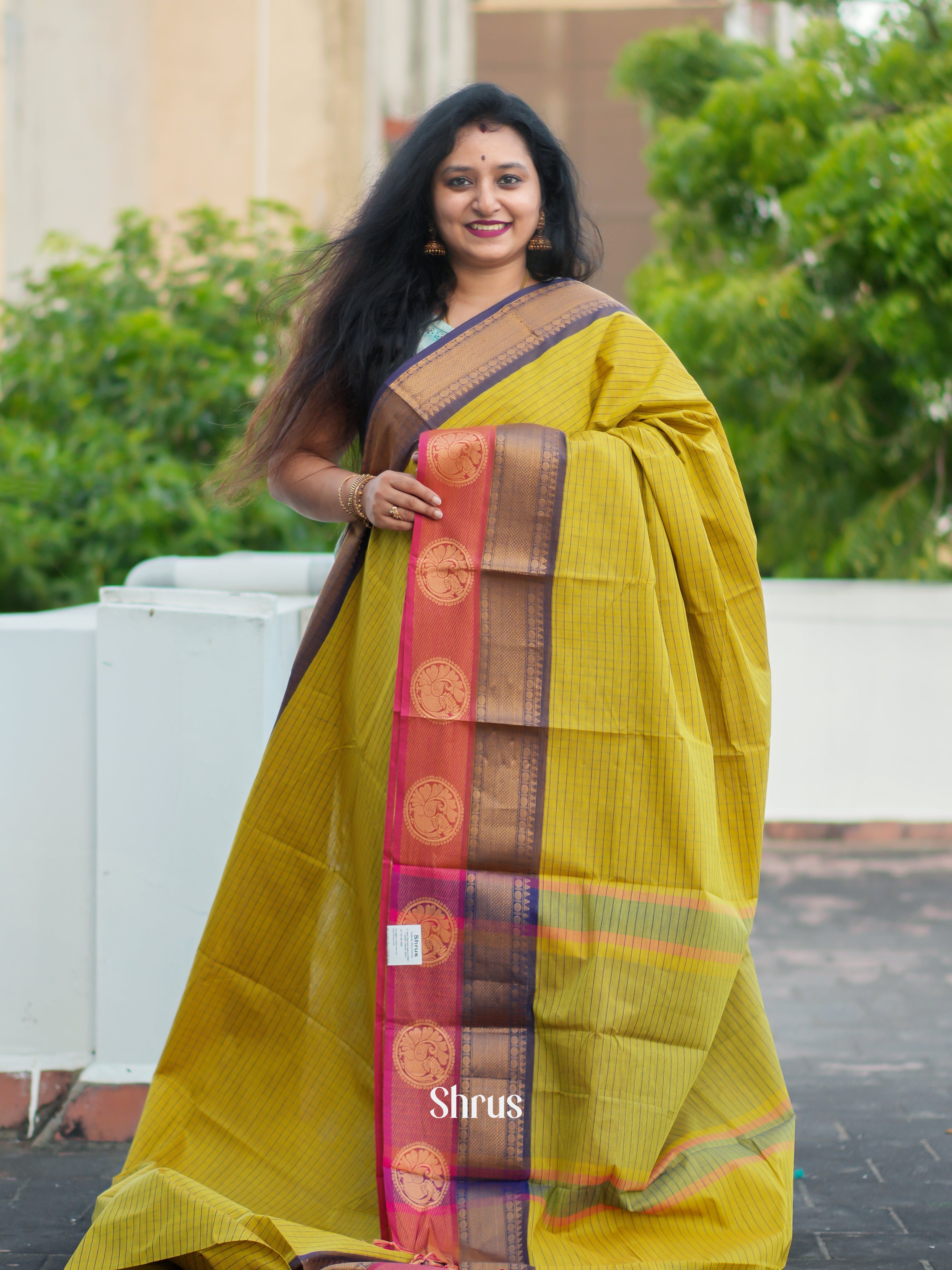 Green & Pink - Chettinad Cotton Saree