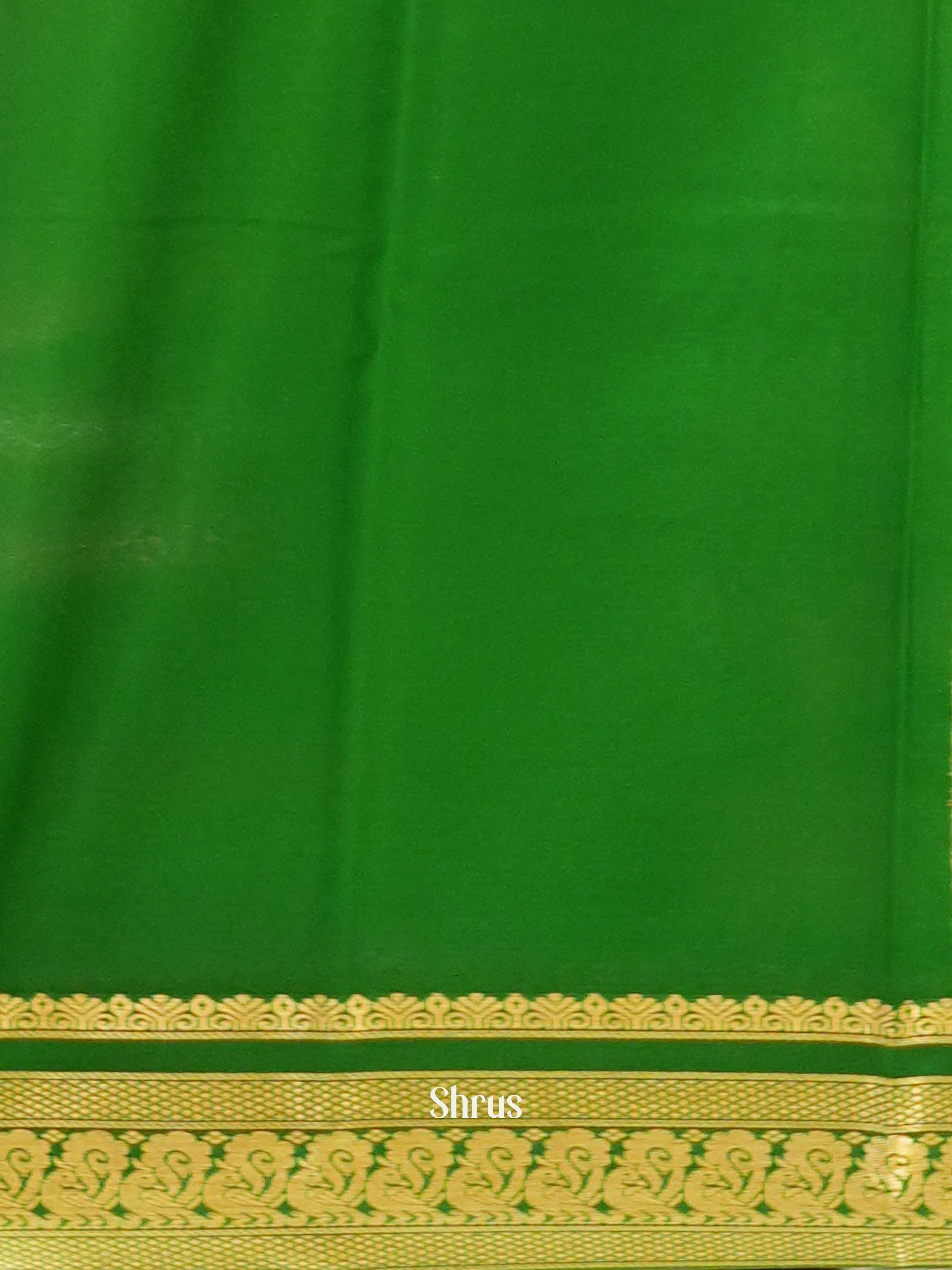 Pink & Green -Mysore Silk