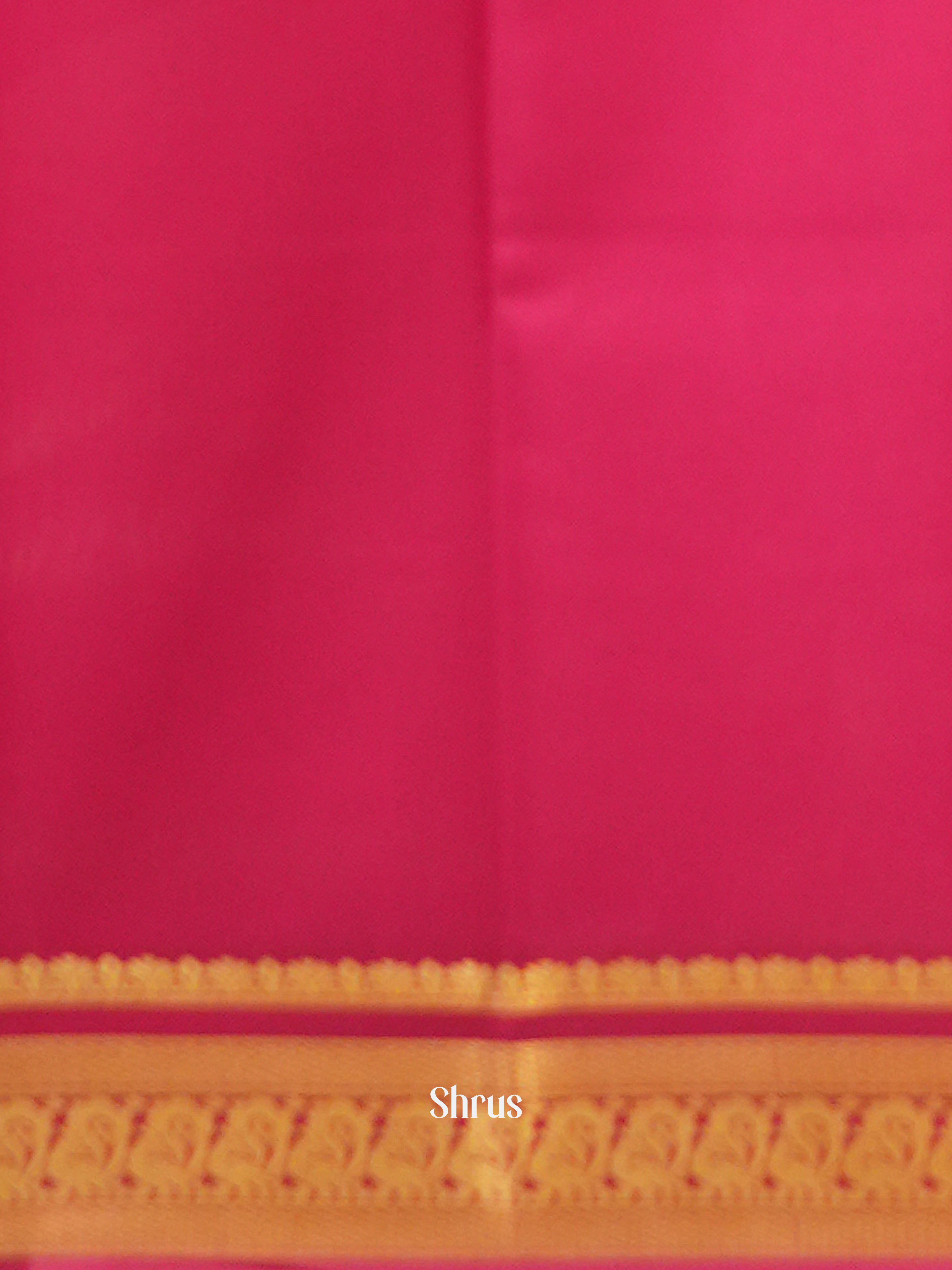 Green & Pink   -Mysore Silk