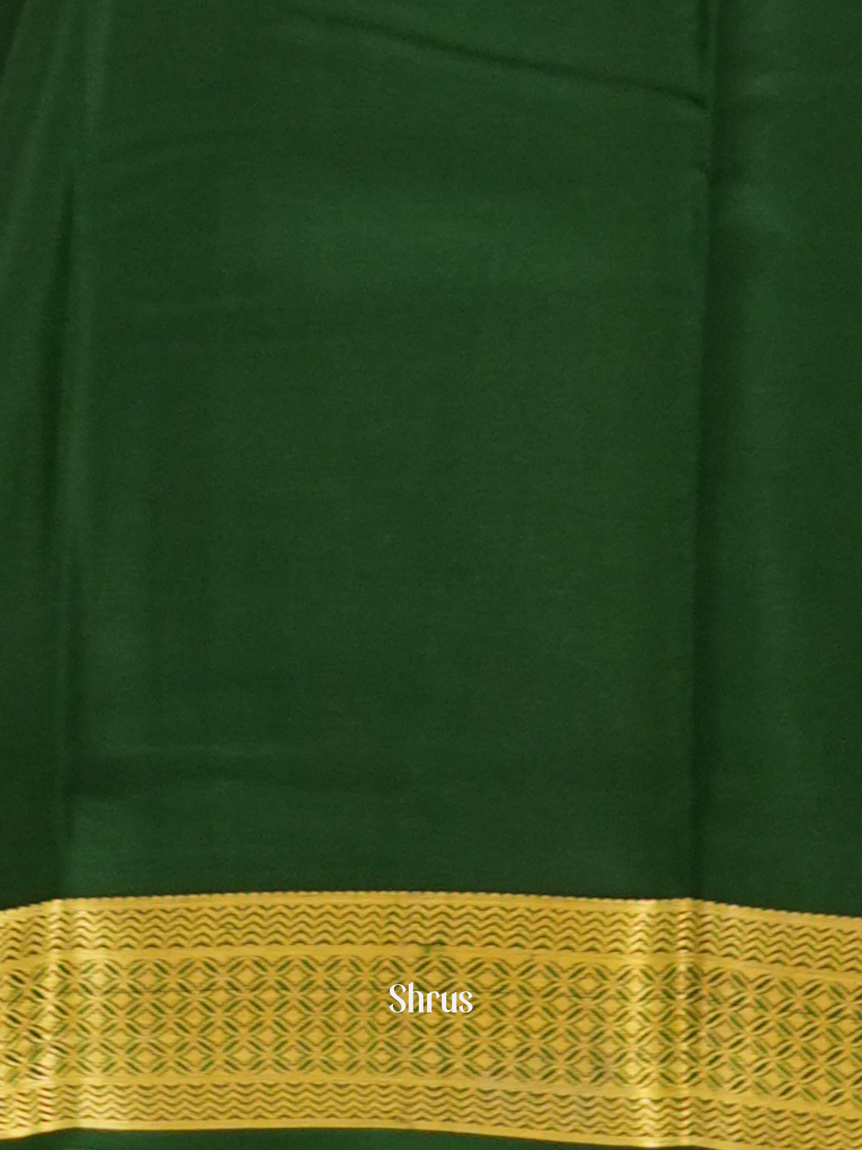 Pink & Green  -Mysore Silk