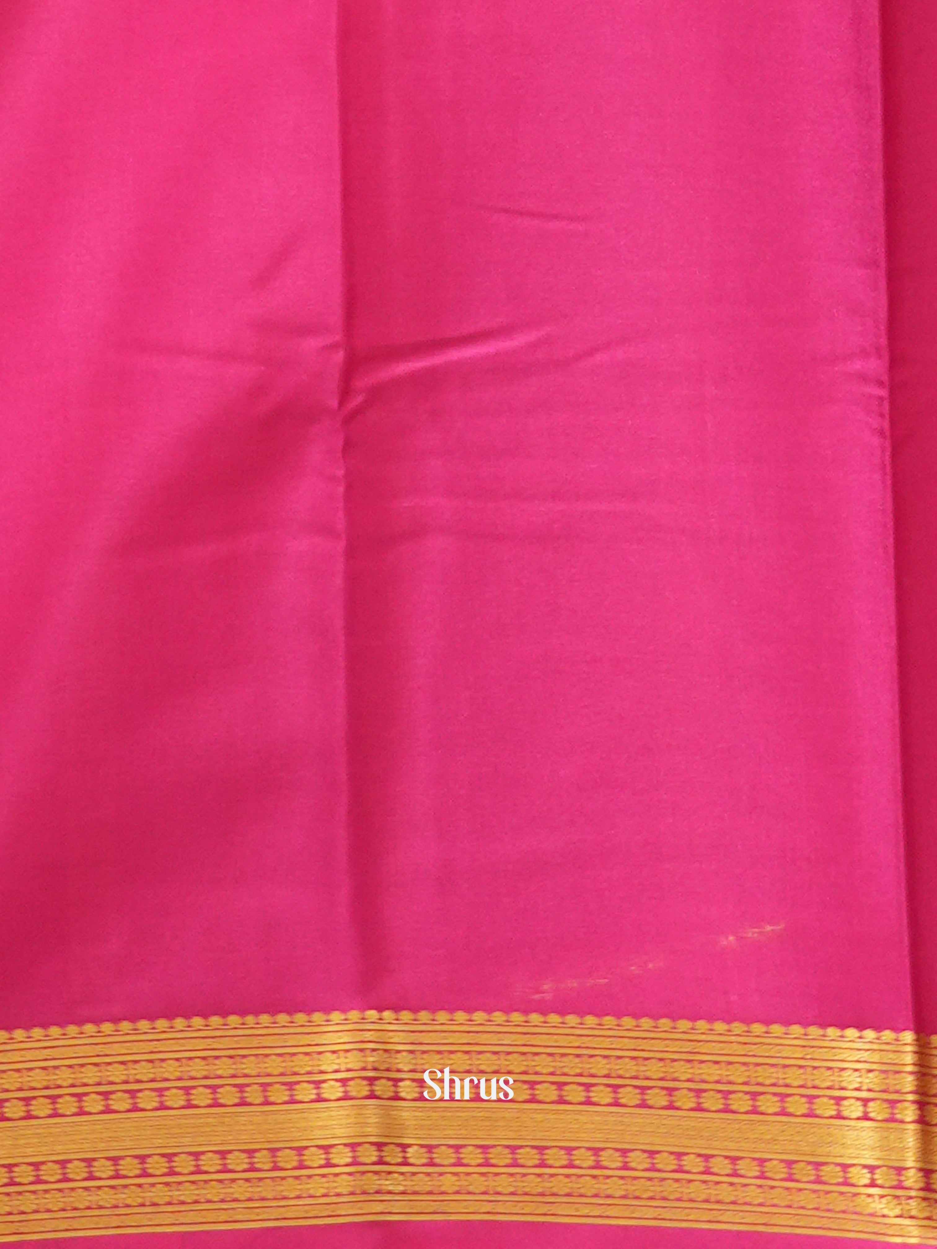 Blue & Pink -Mysore Silk