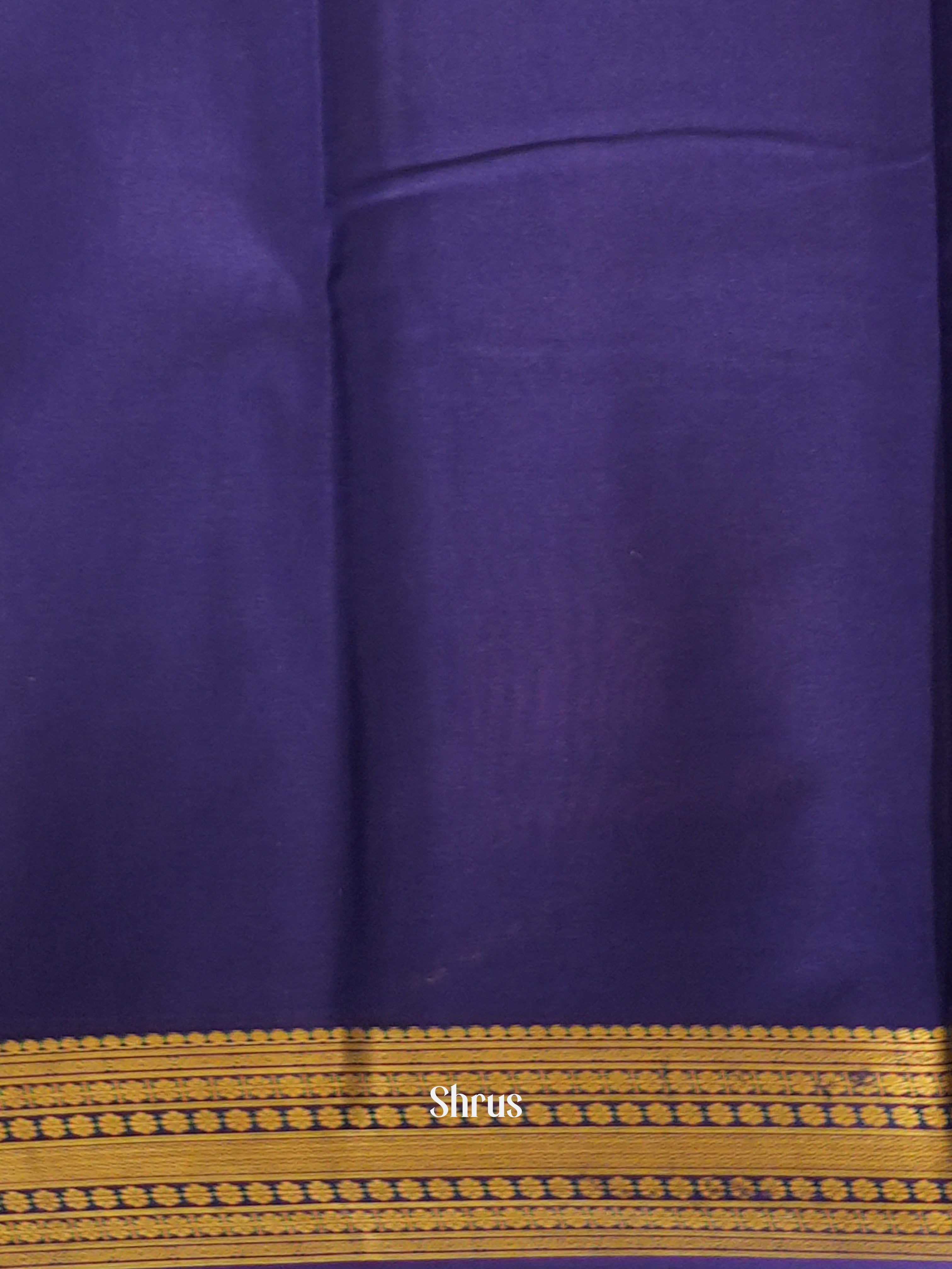 Mambazha Yellow & Blue -Mysore Silk&nbsp;