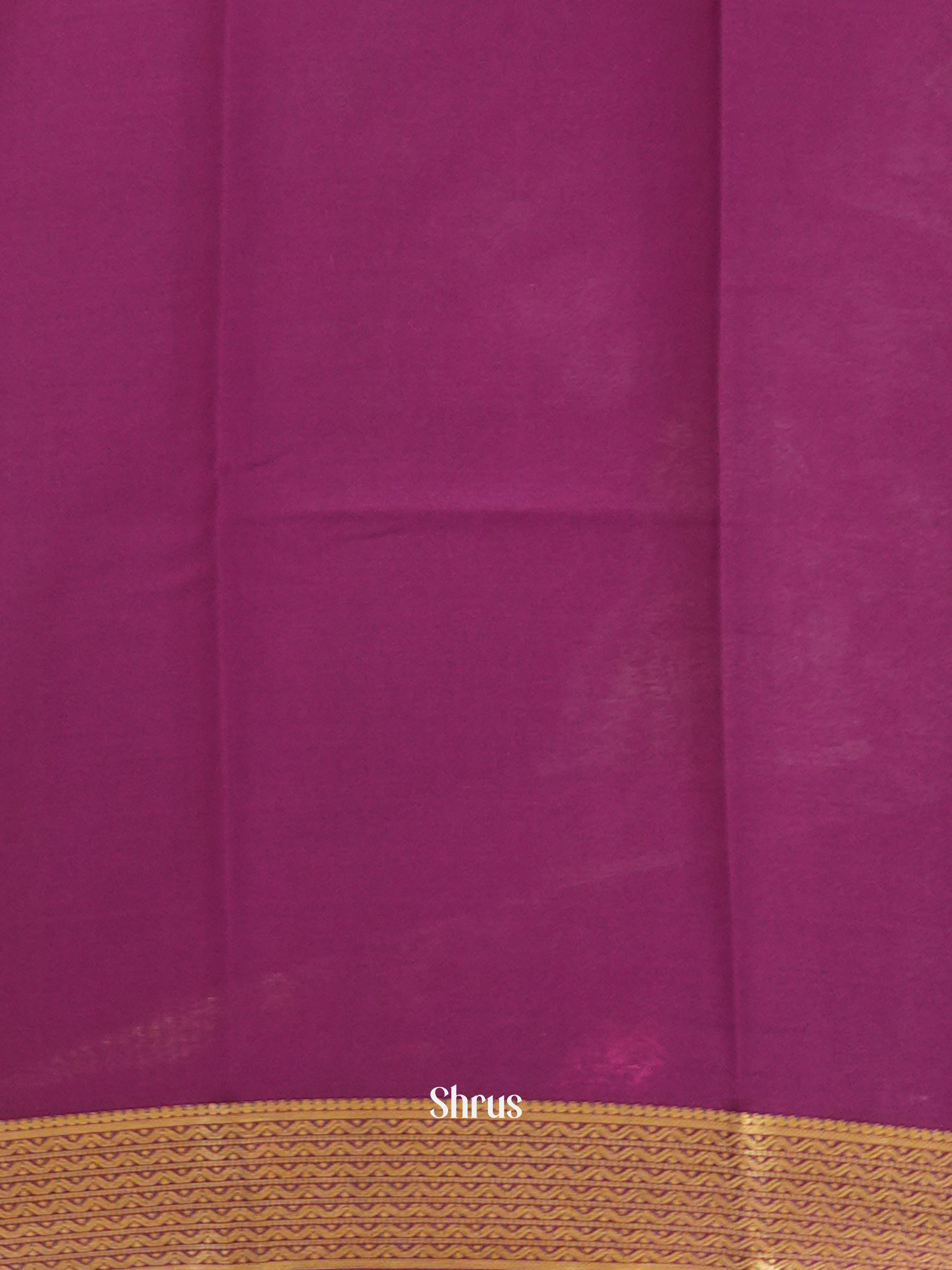 Pale Pink & Purple  -Mysore Silk