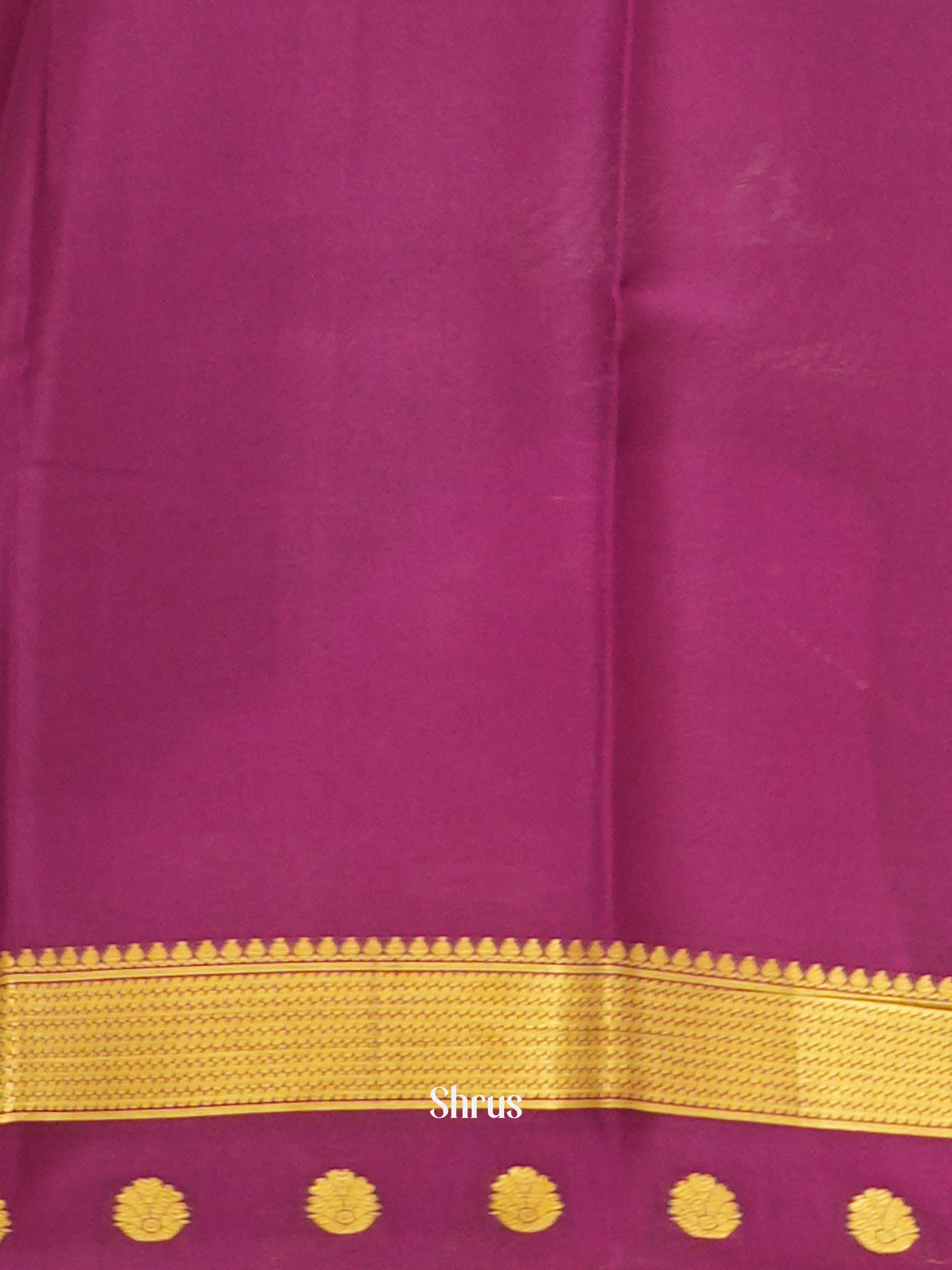 Baby Pink & Purple  -Mysore Silk