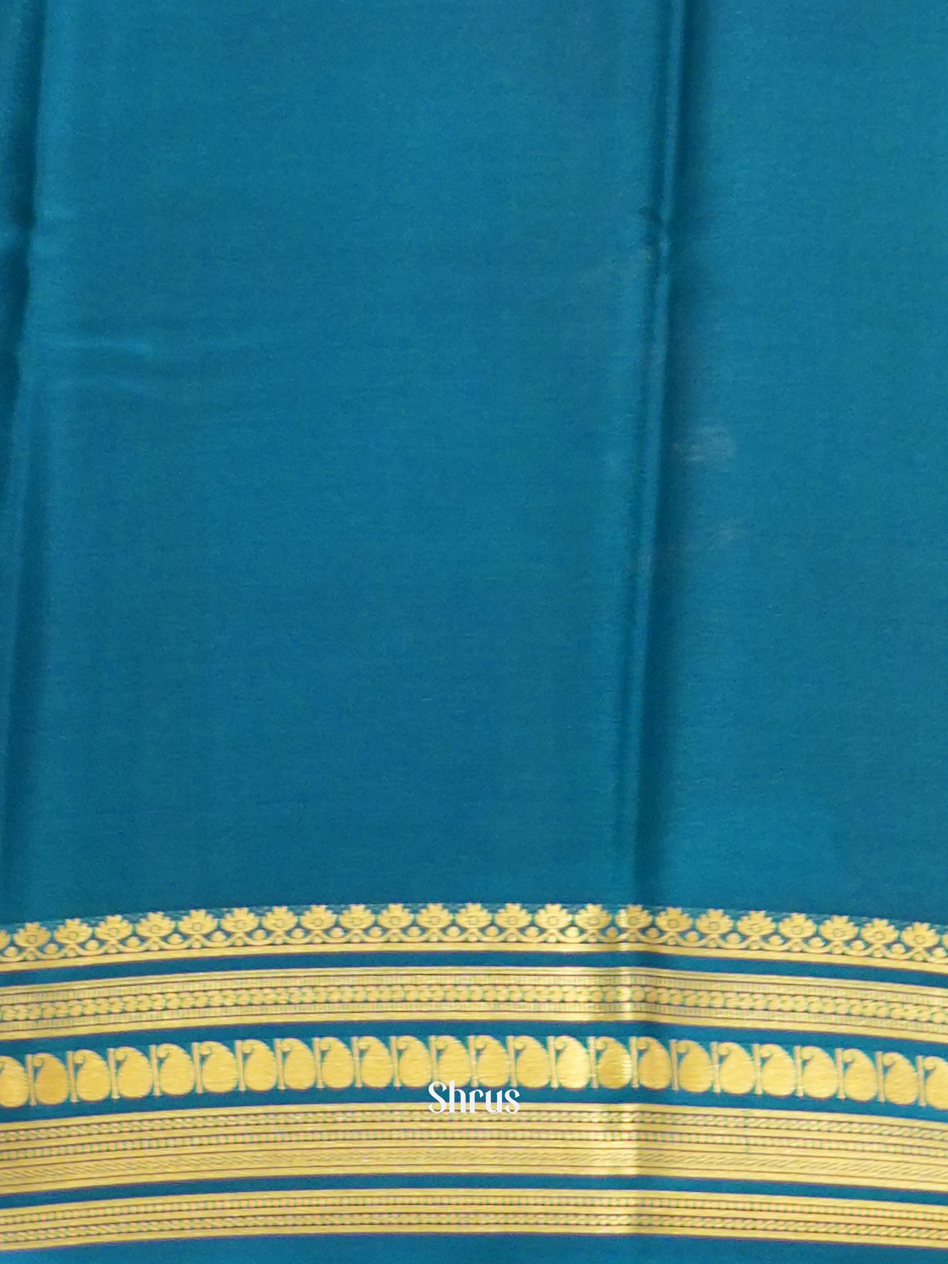 Light Blue & Blue -Mysore Silk