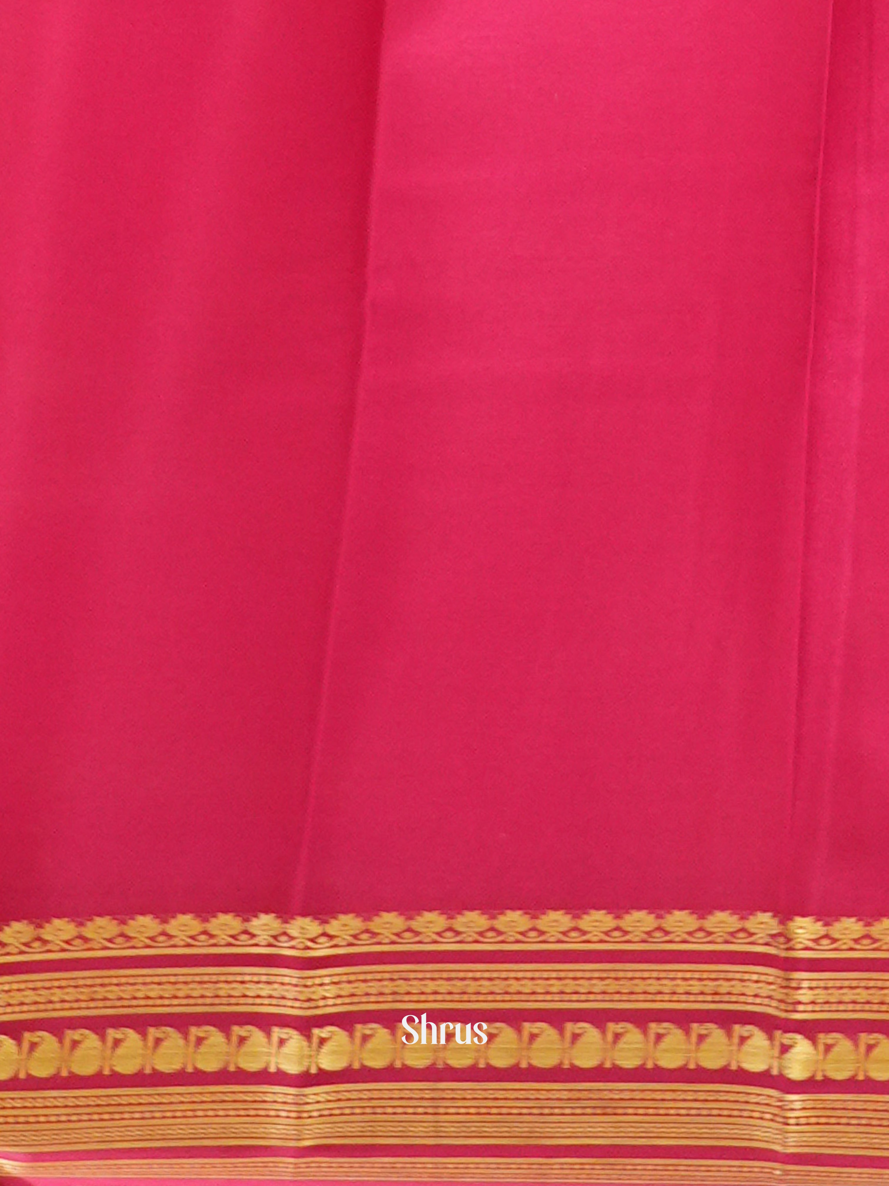 Baby Pink & Pink  -Mysore Silk