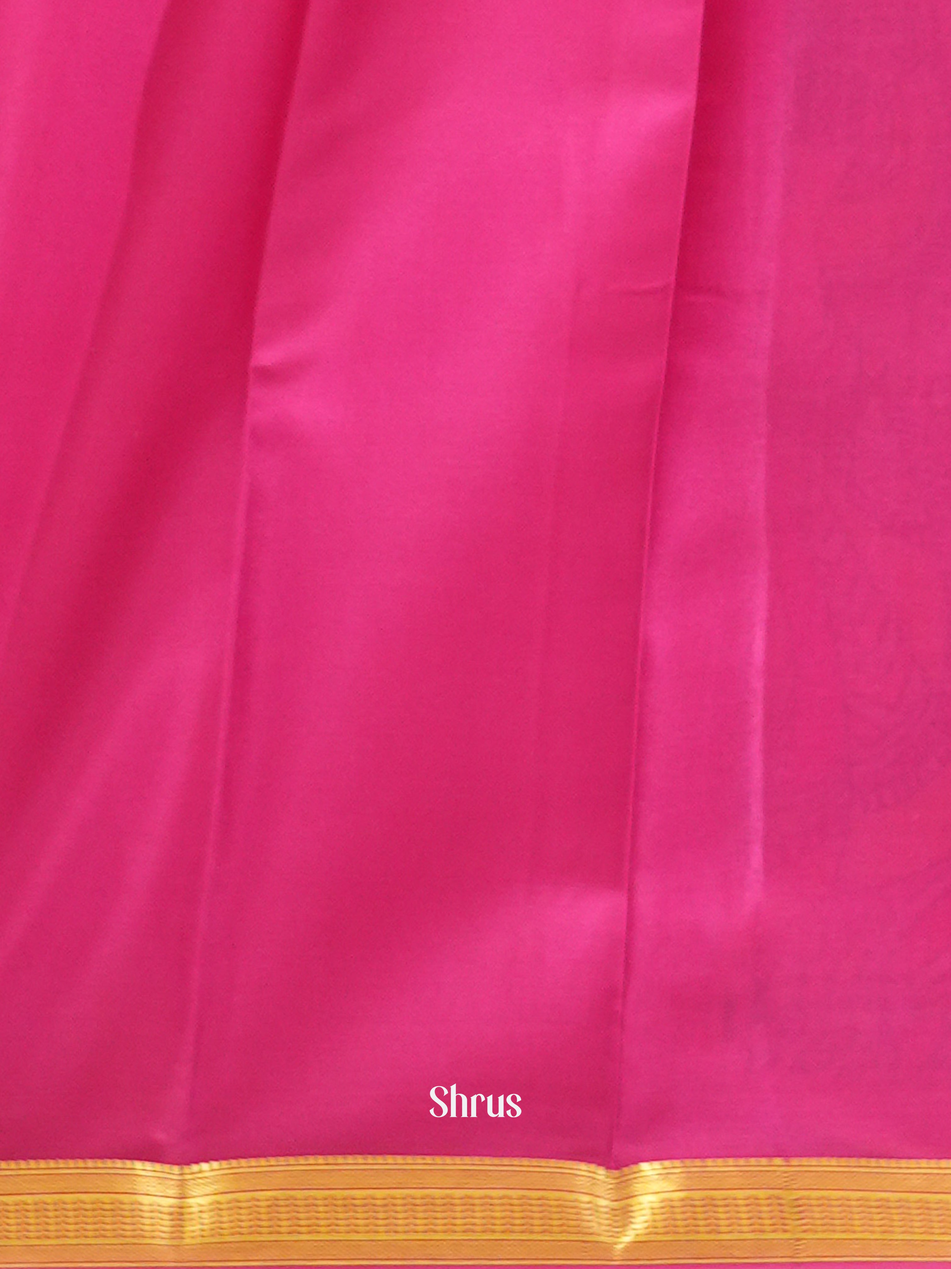 Purple & Pink - Mysore Silk Saree