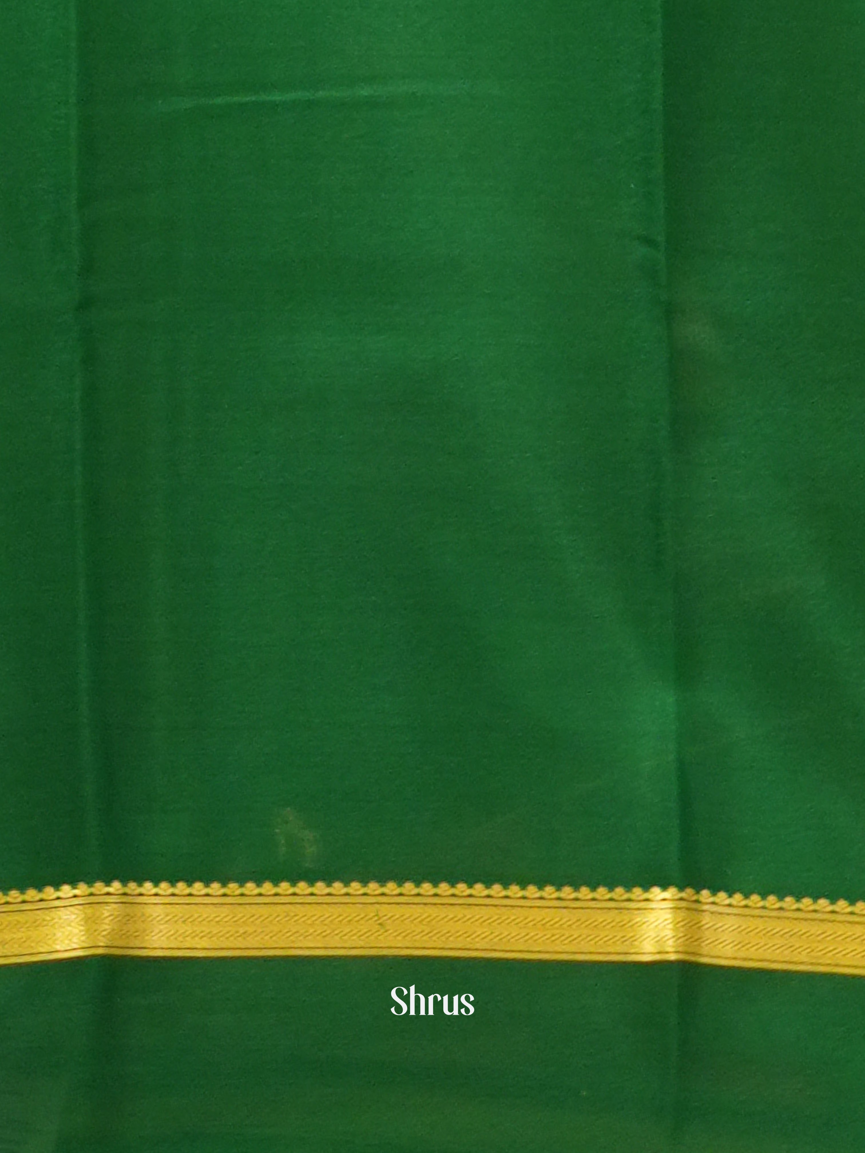 Pale Green & Green  -Mysore Silk