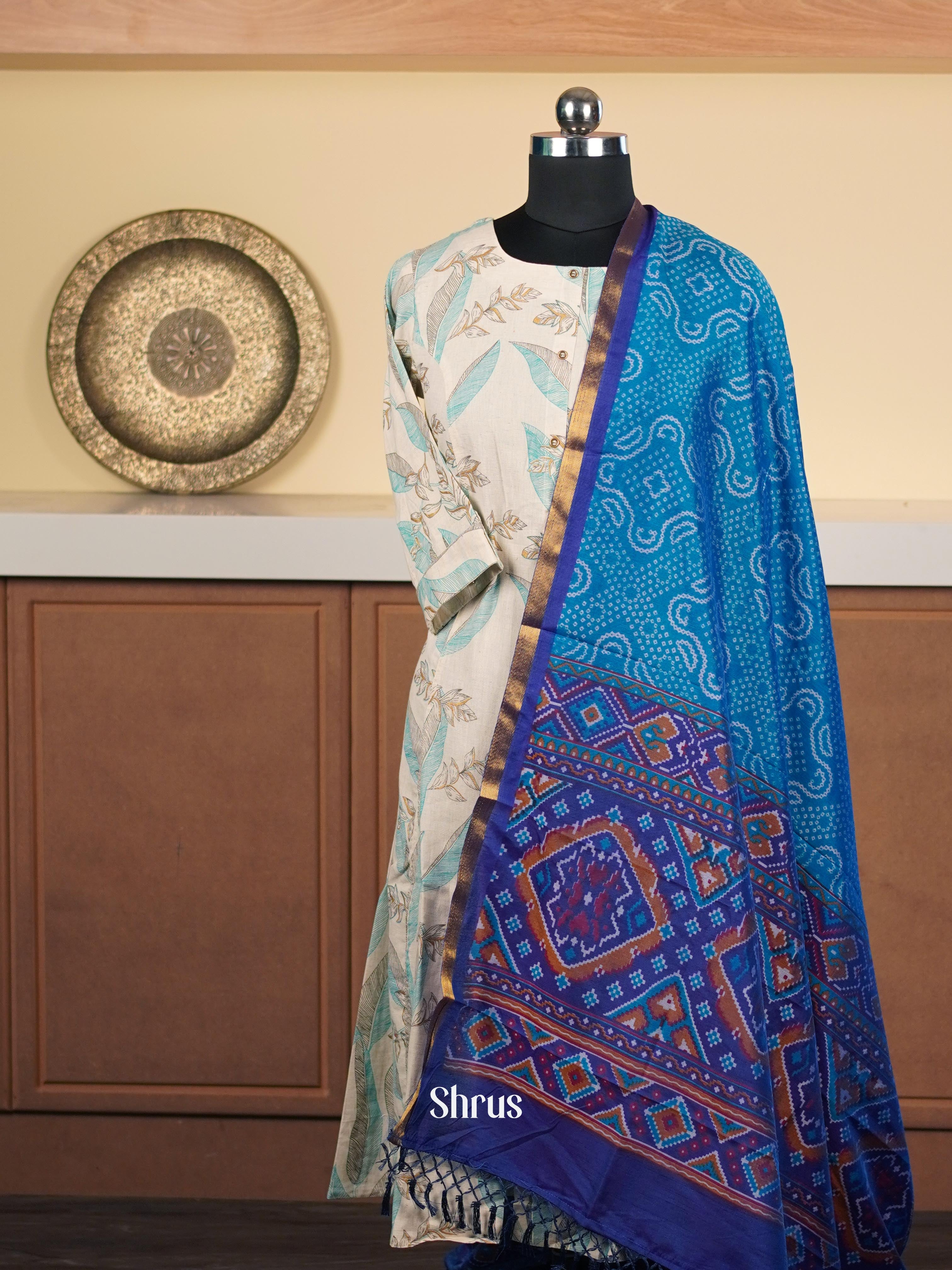 Blue & Indigo  - Dupatta