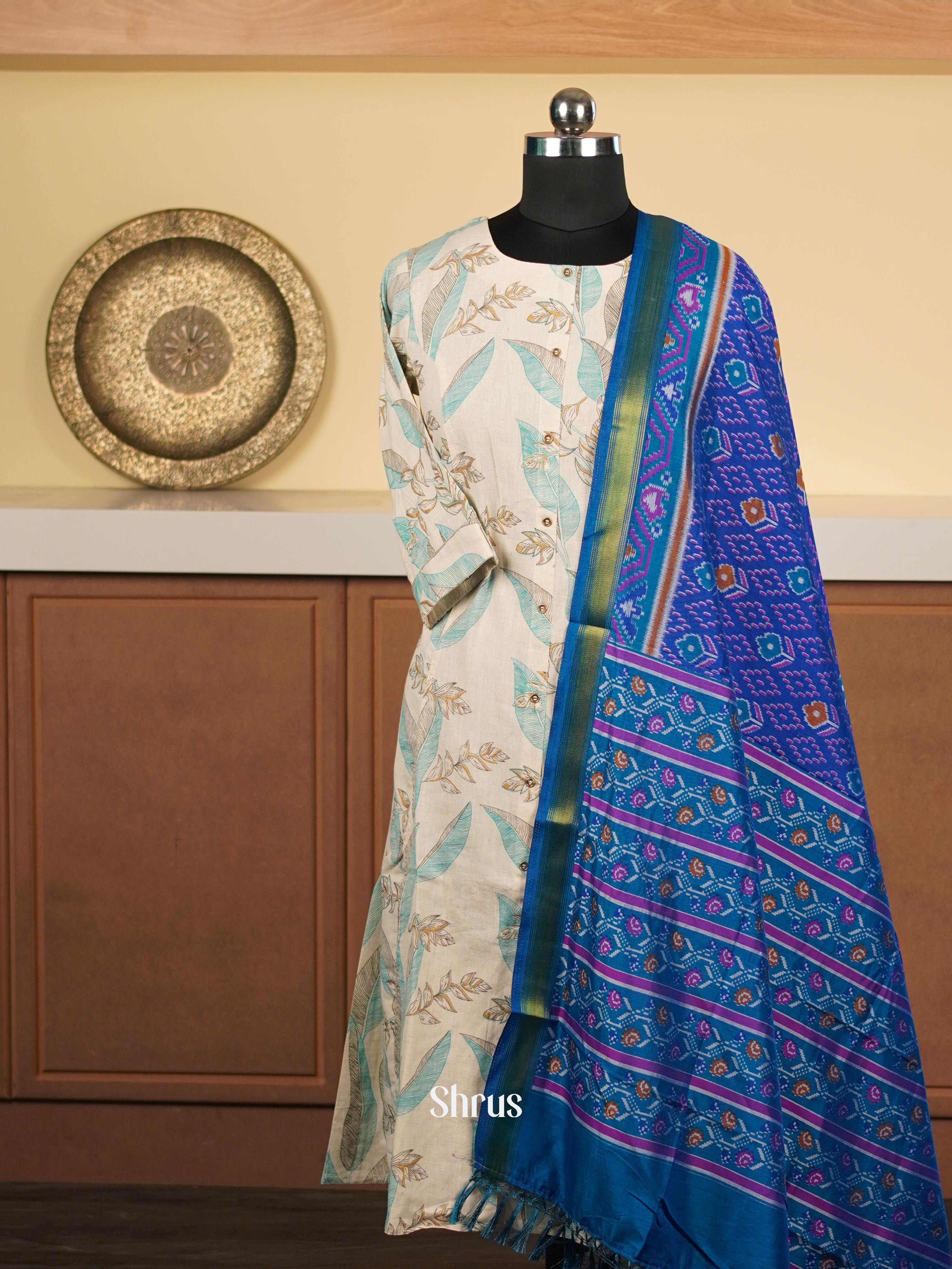 Indigo & Teal - Dupatta