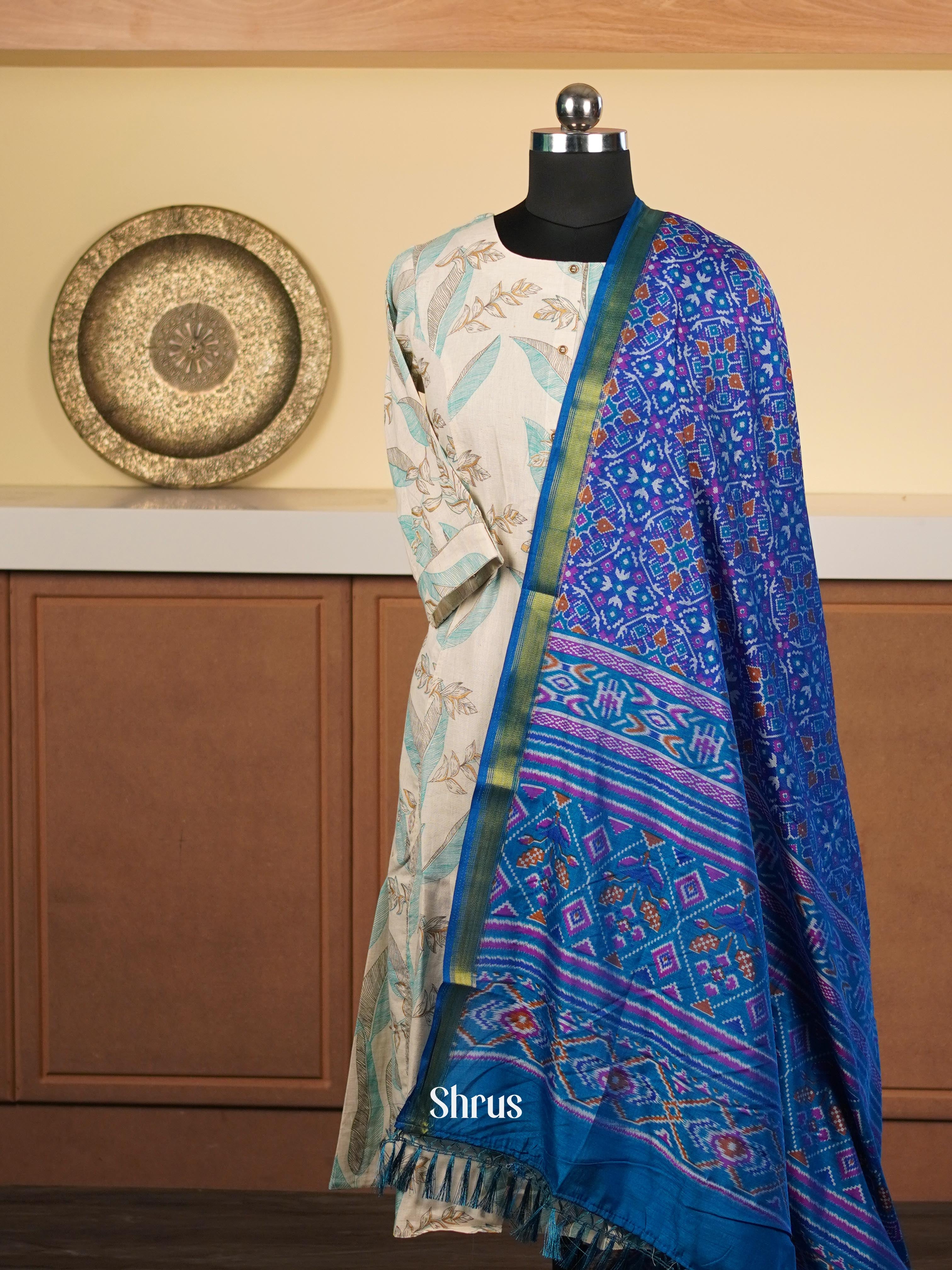 Shades Of Blue  - Dupatta