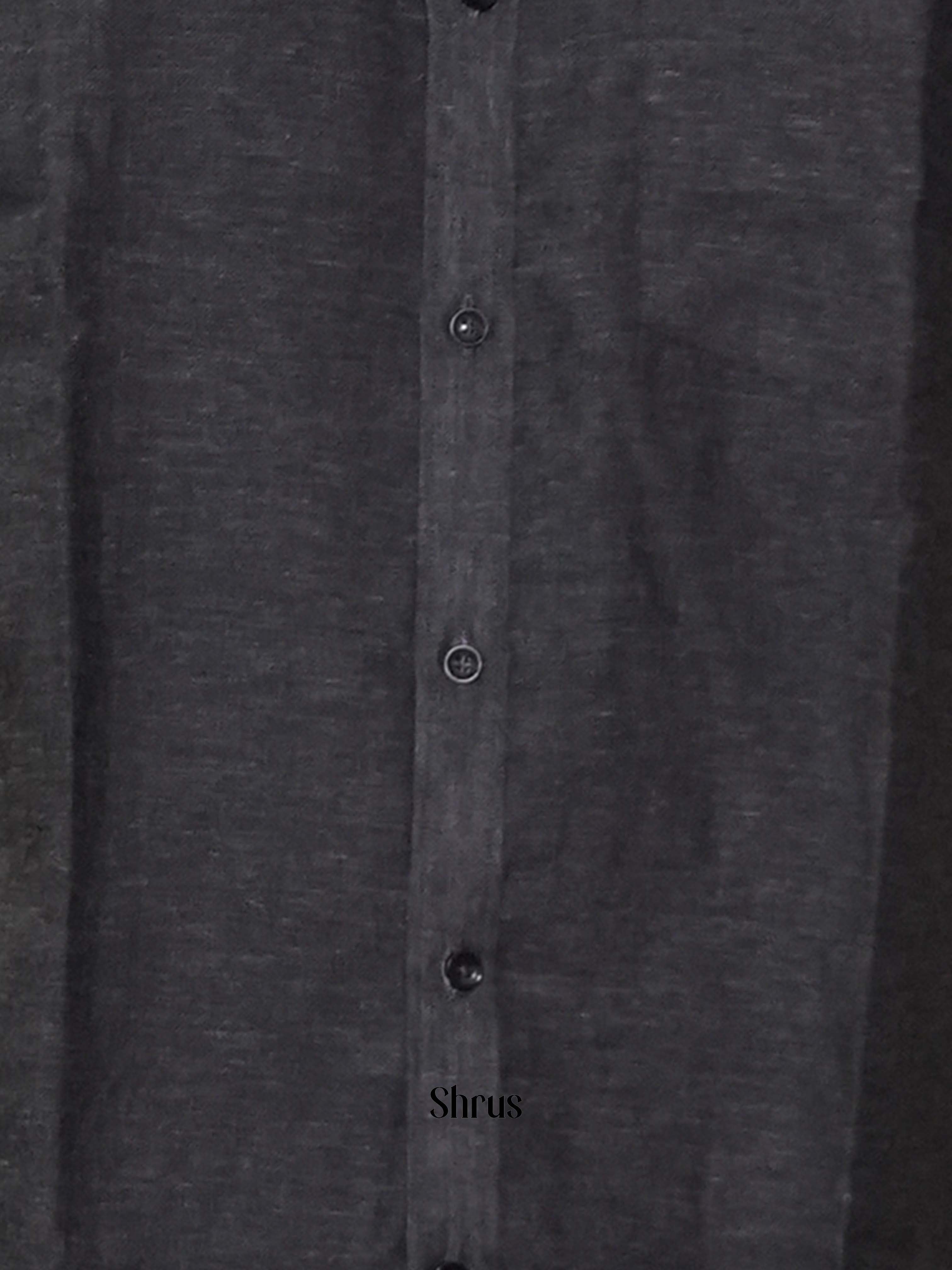 Black - Pure LinenReadymade Shirts