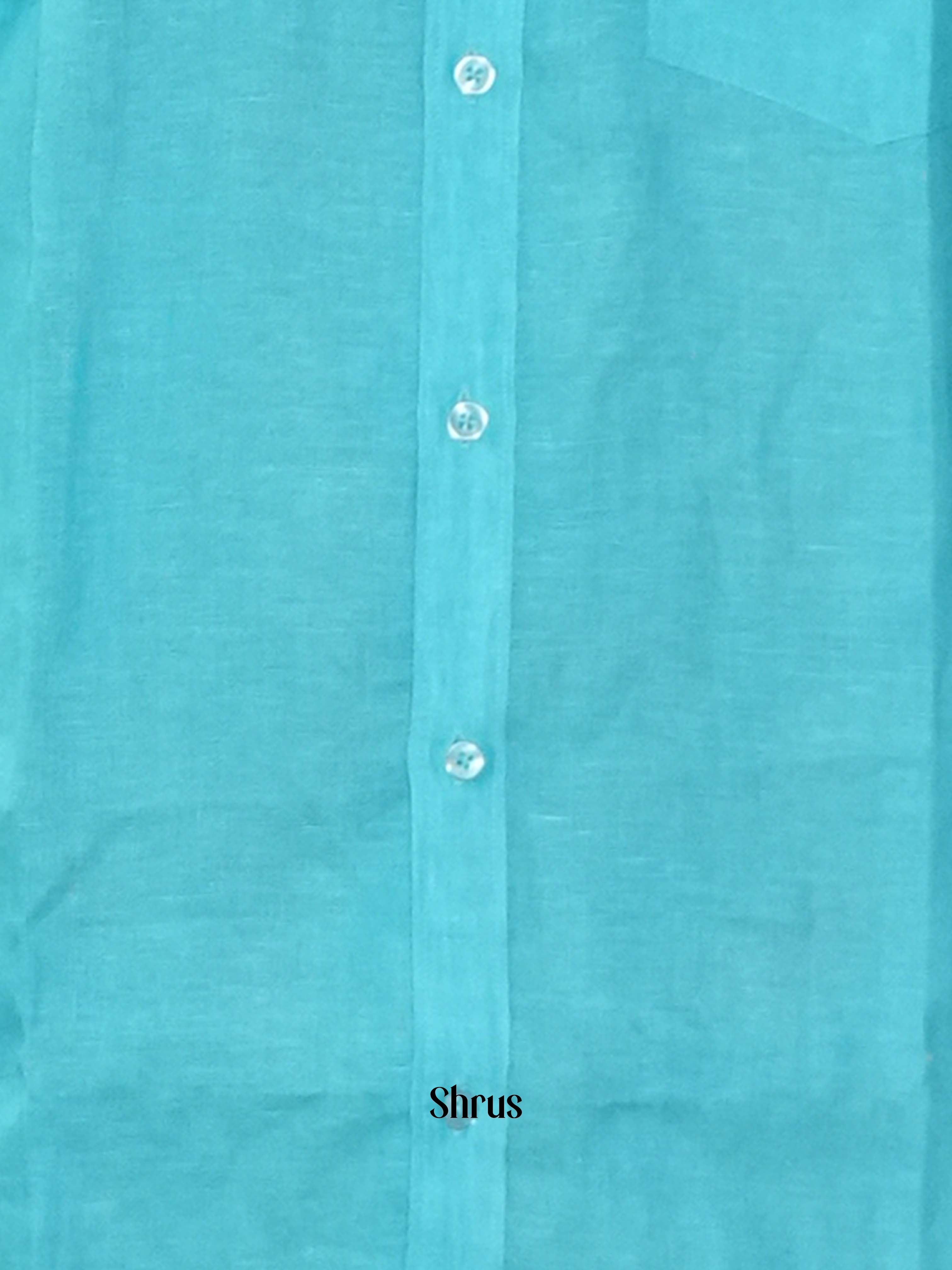 Blue - Pure Linen Readymade Shirts