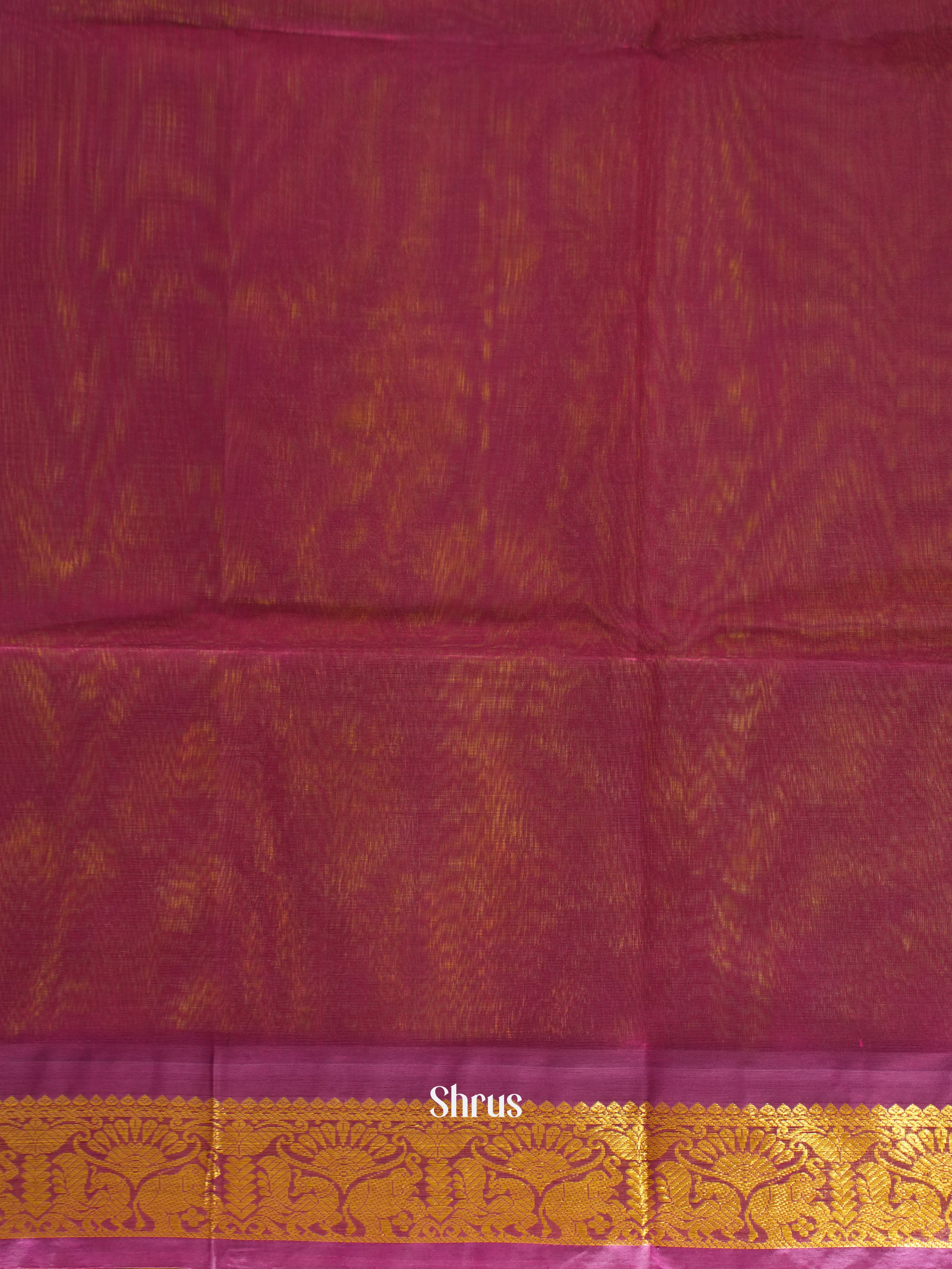 Green & Majenta - Silk Cotton Saree