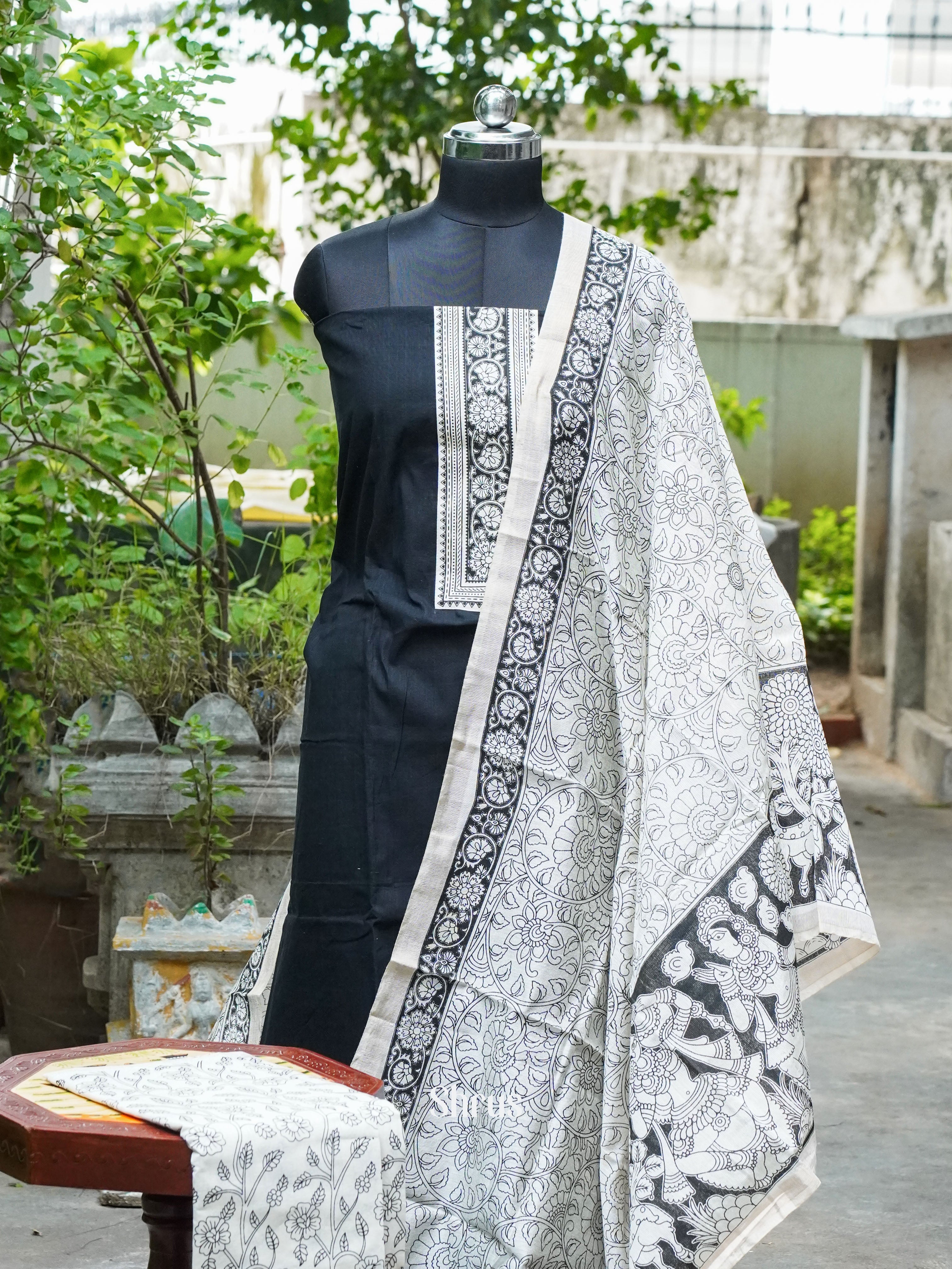 Black & White - Cotton salwar