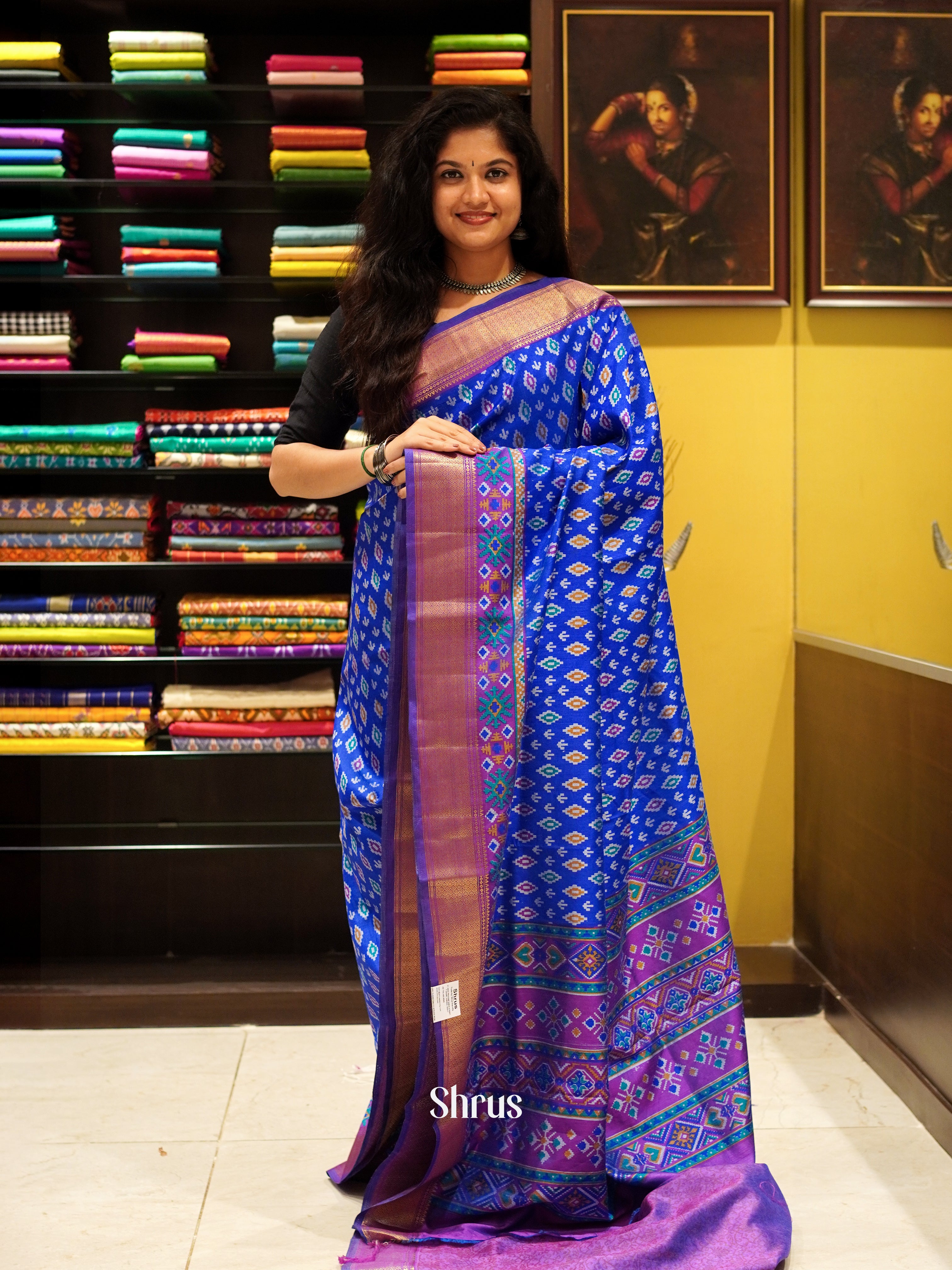 CES24272 - Semi Patola Saree