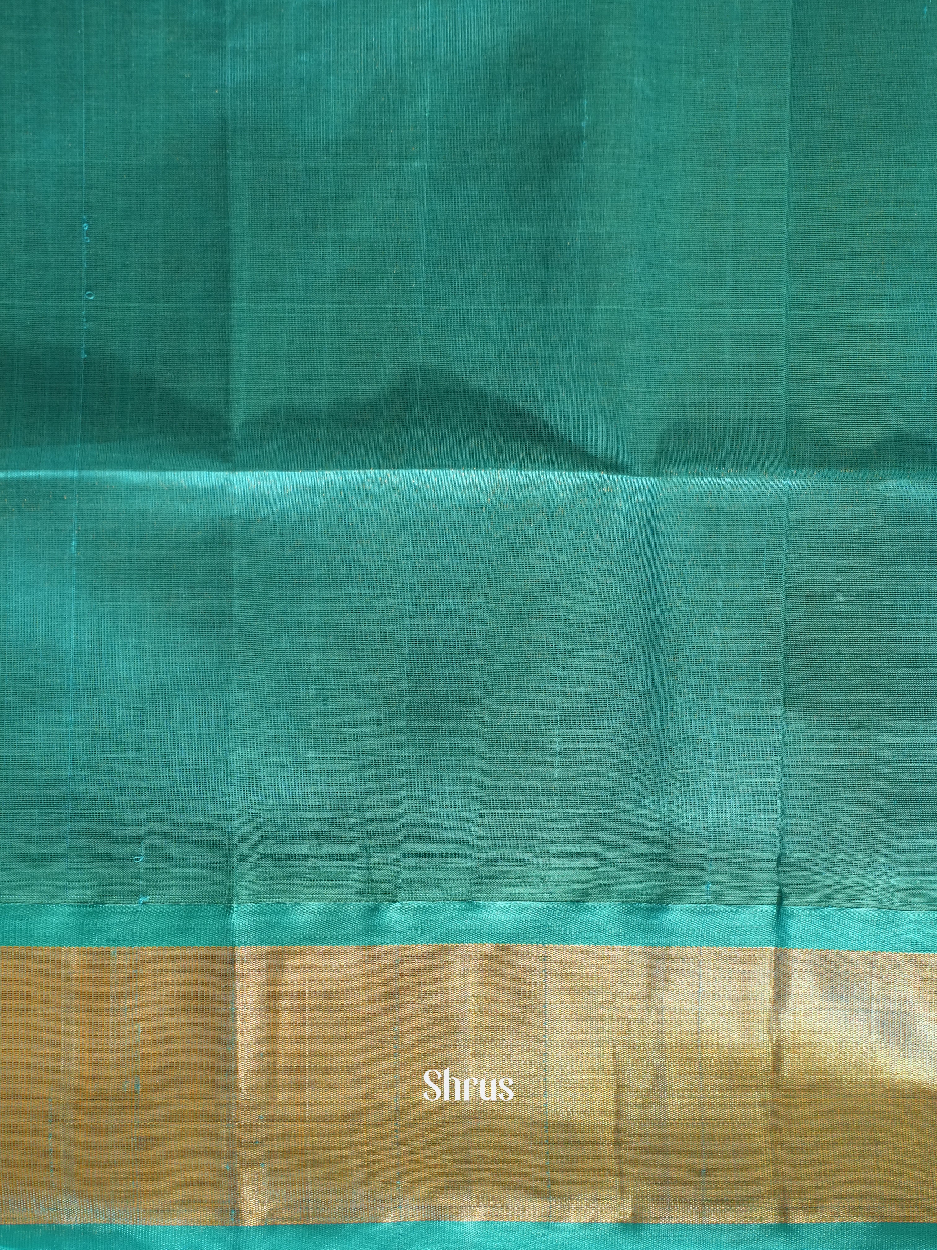 Purple & Teal - Silk Cotton Saree