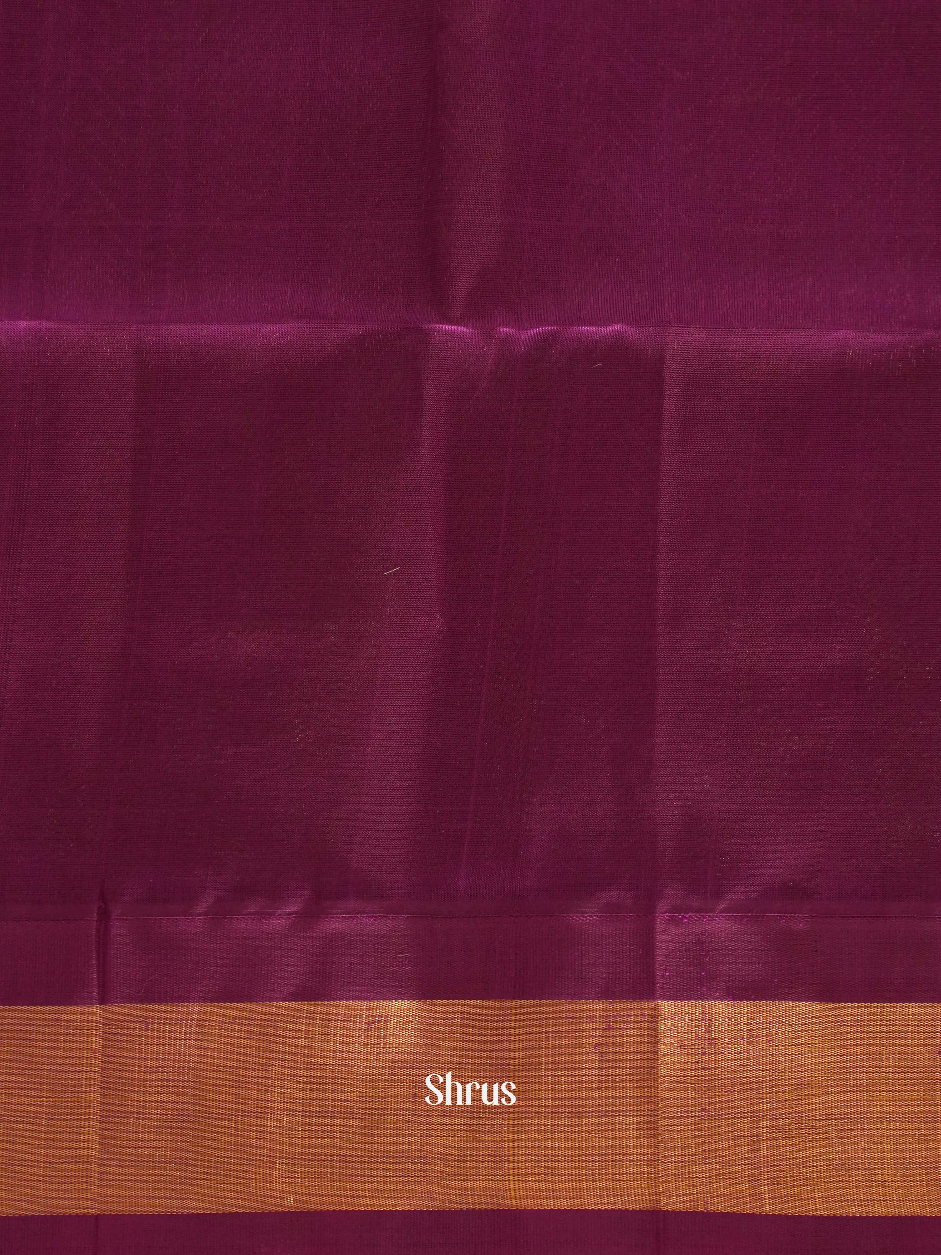 Green & Purple - Silk Cotton Saree