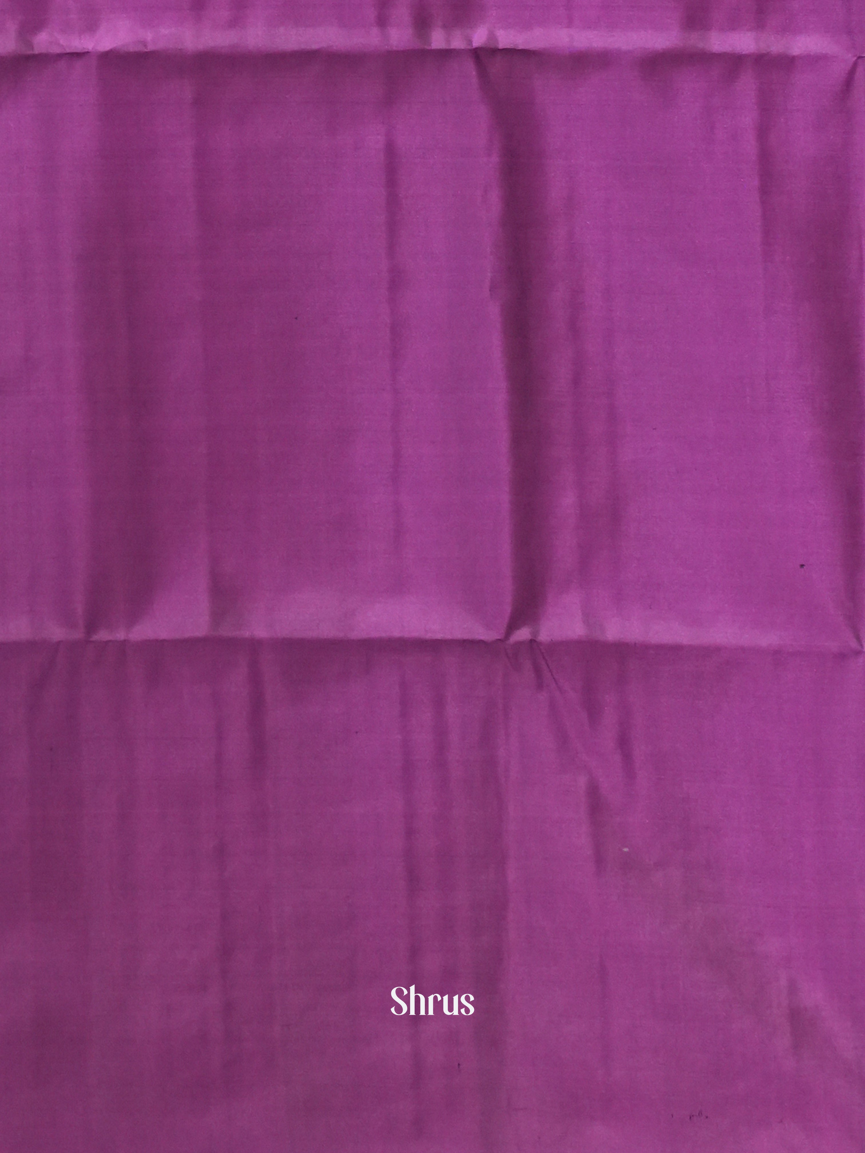 Blue & Purple - Soft Silk Saree