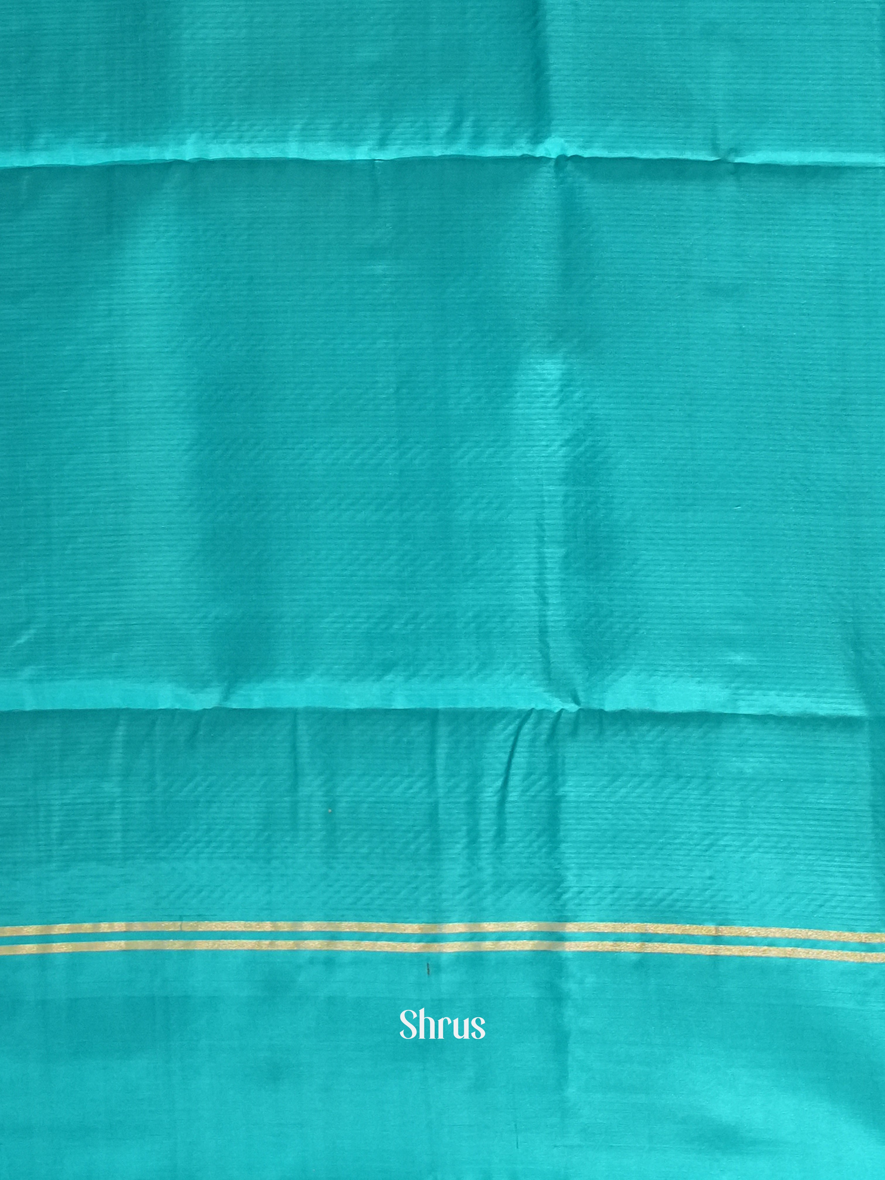 Purple & Blue - Soft Silk Saree