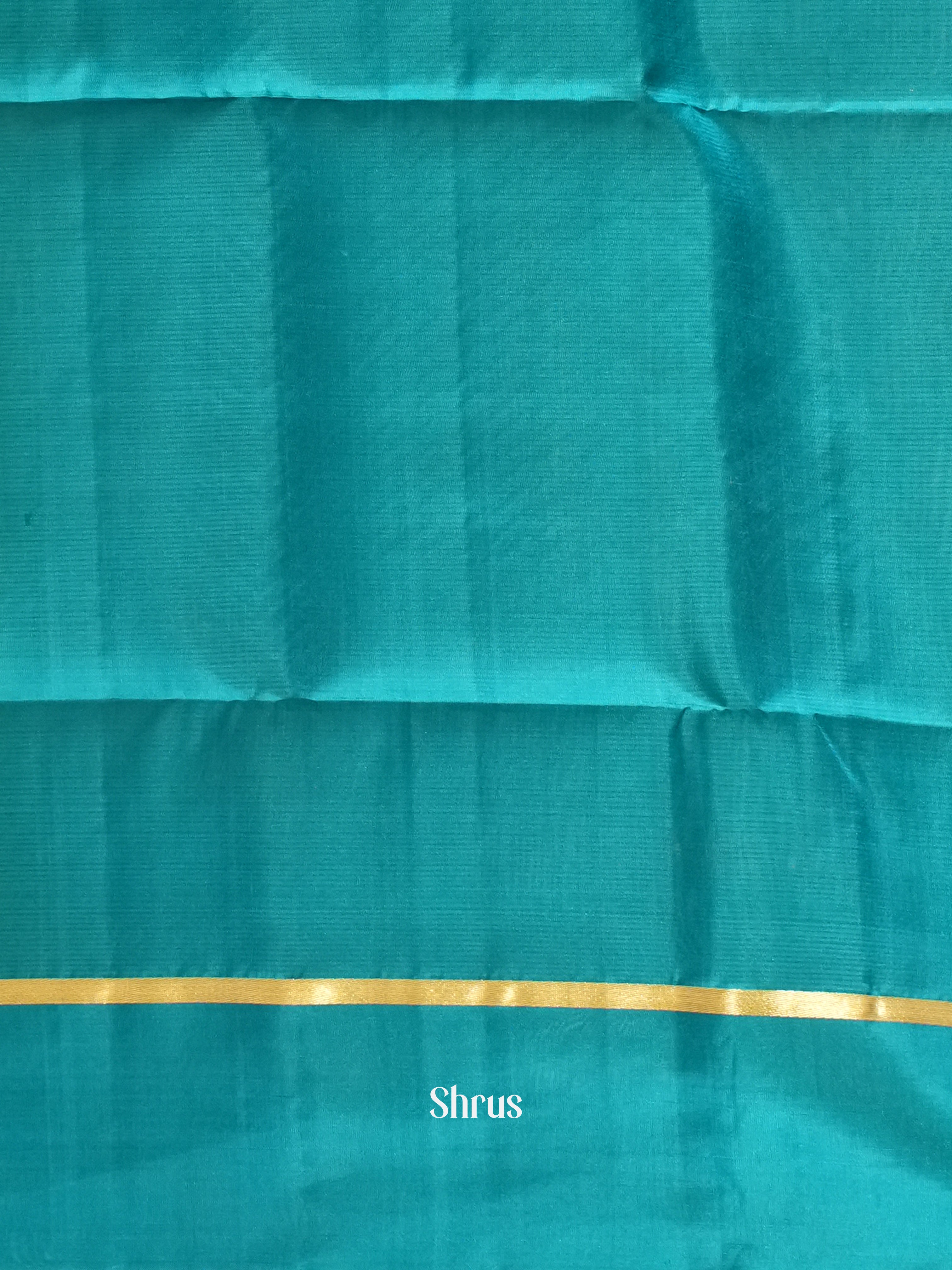 Green & Blue - Soft Silk Saree