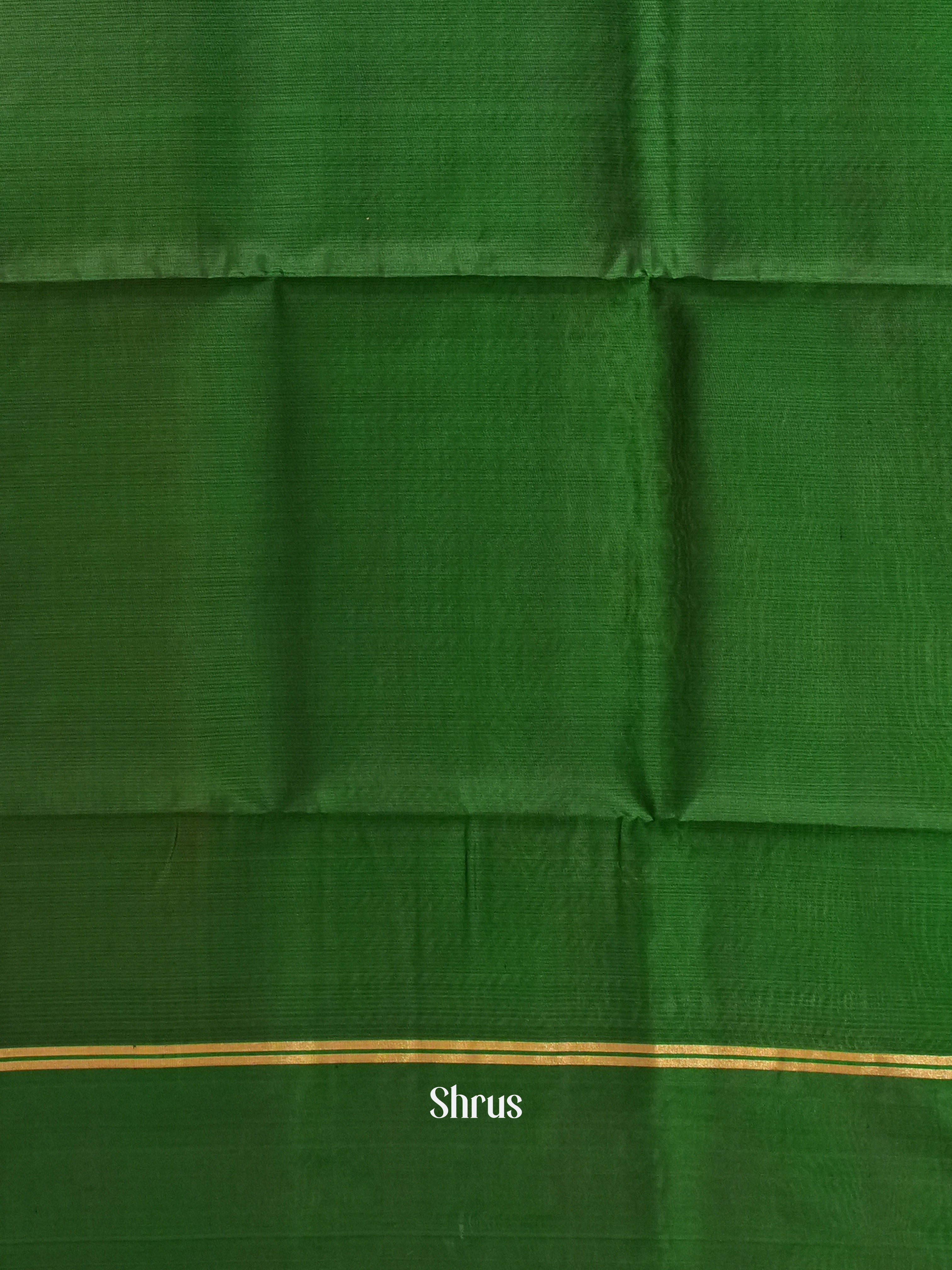 Pink & Green - Soft Silk Saree